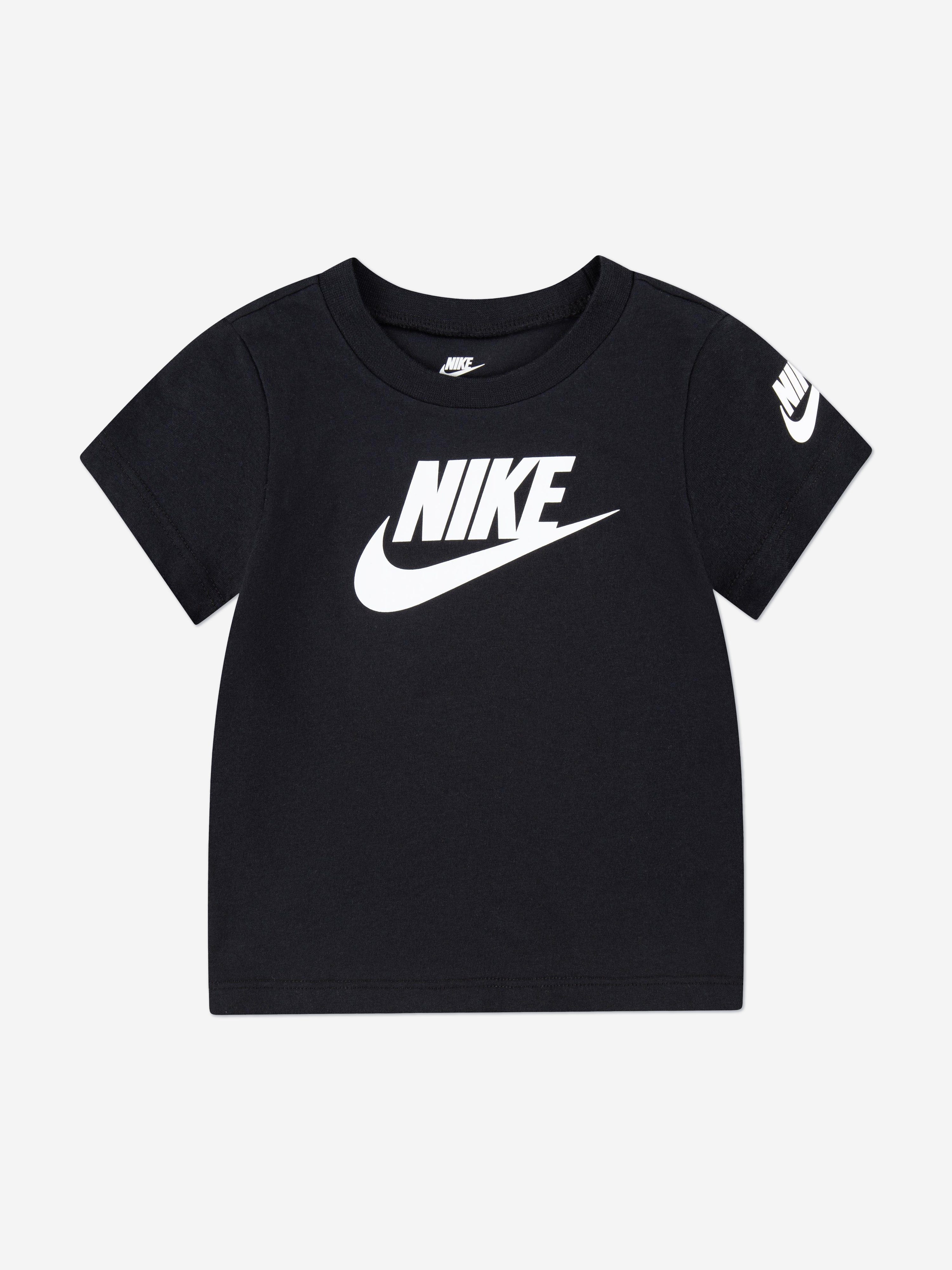 Nike Nike Kids Futura Evergreen T-Shirt in Black Childsplay Clothing