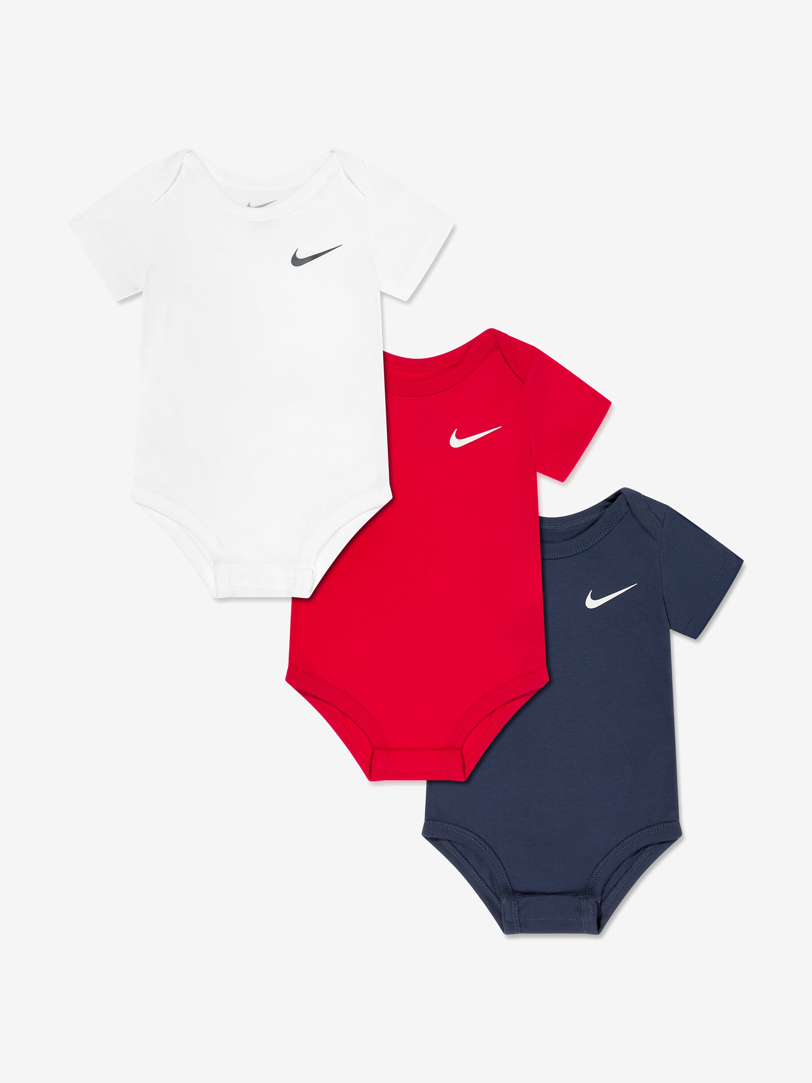 Nike Nike Baby Girls Pack Swoosh Bodysuit Set in Multicolour