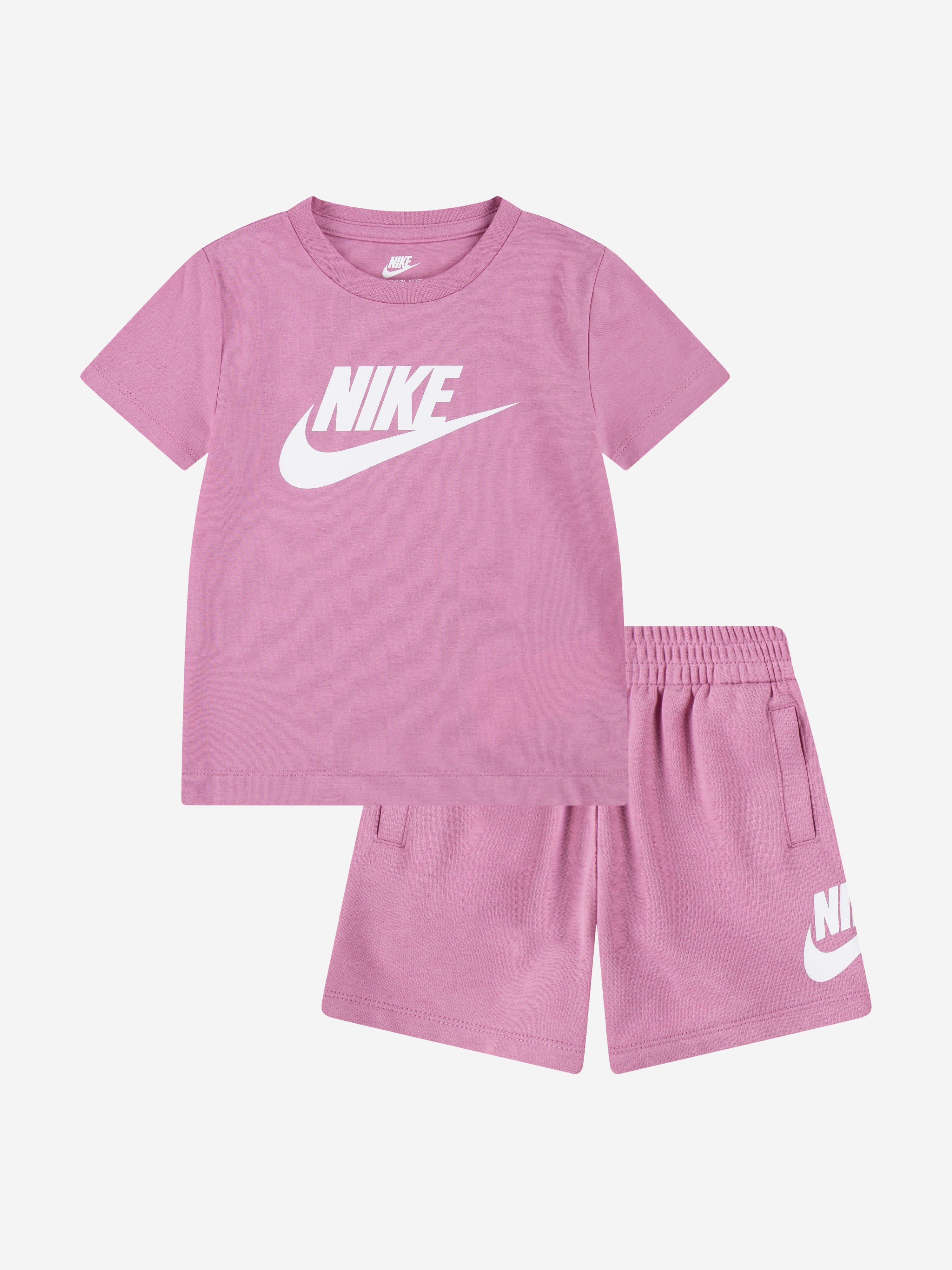 Childsplay Clothing Girls Club T-Shirt and Shorts Set in Pink