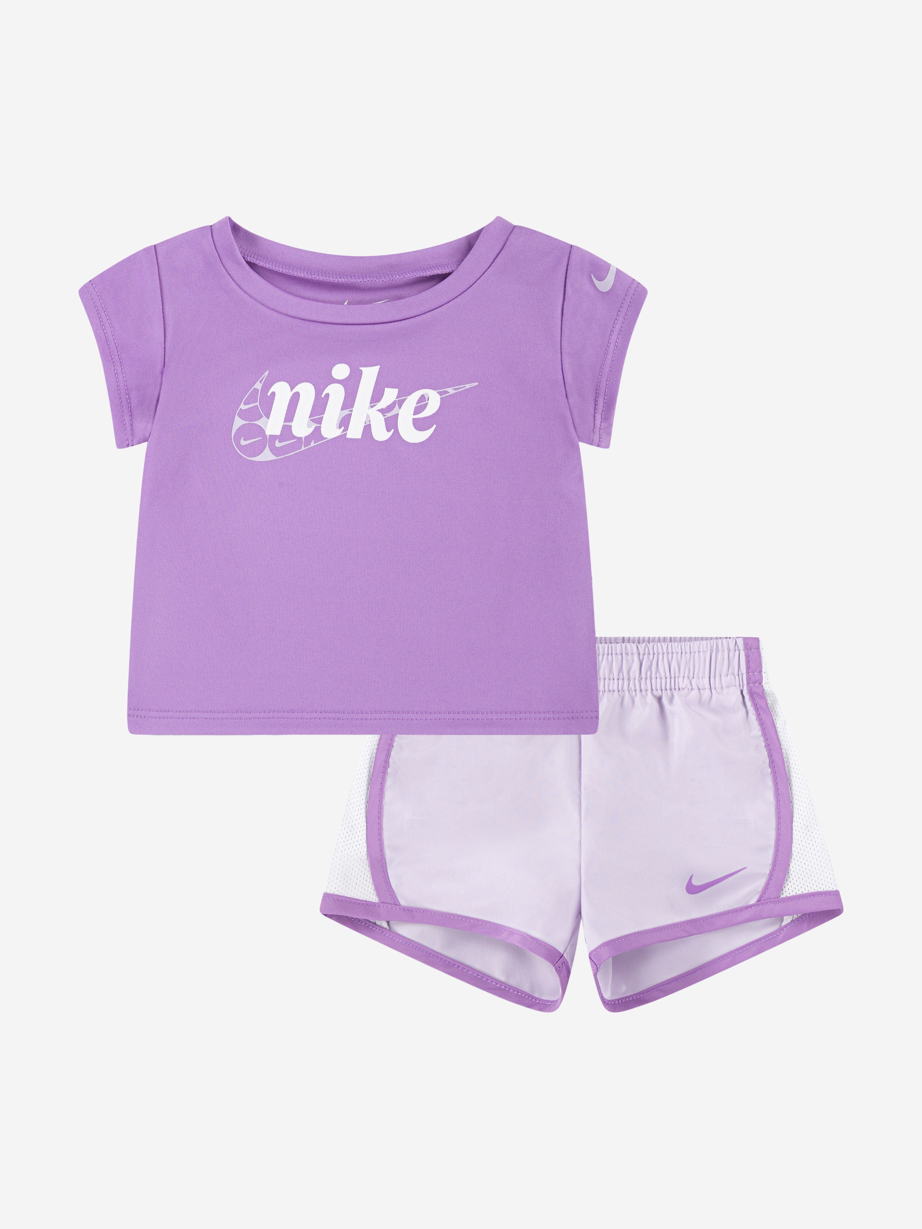 Nike Nike Girls Essentials Tempo Short Set in Purple Childsplay