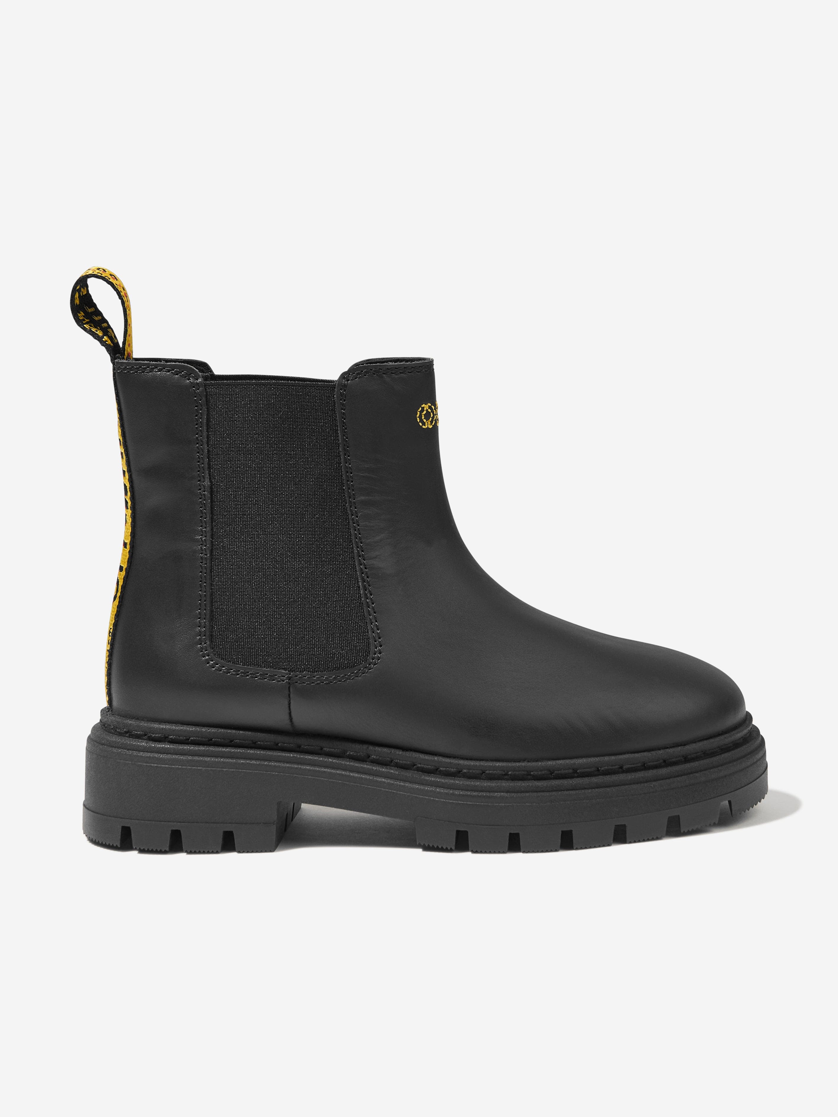 Boys leather chelsea boots discount