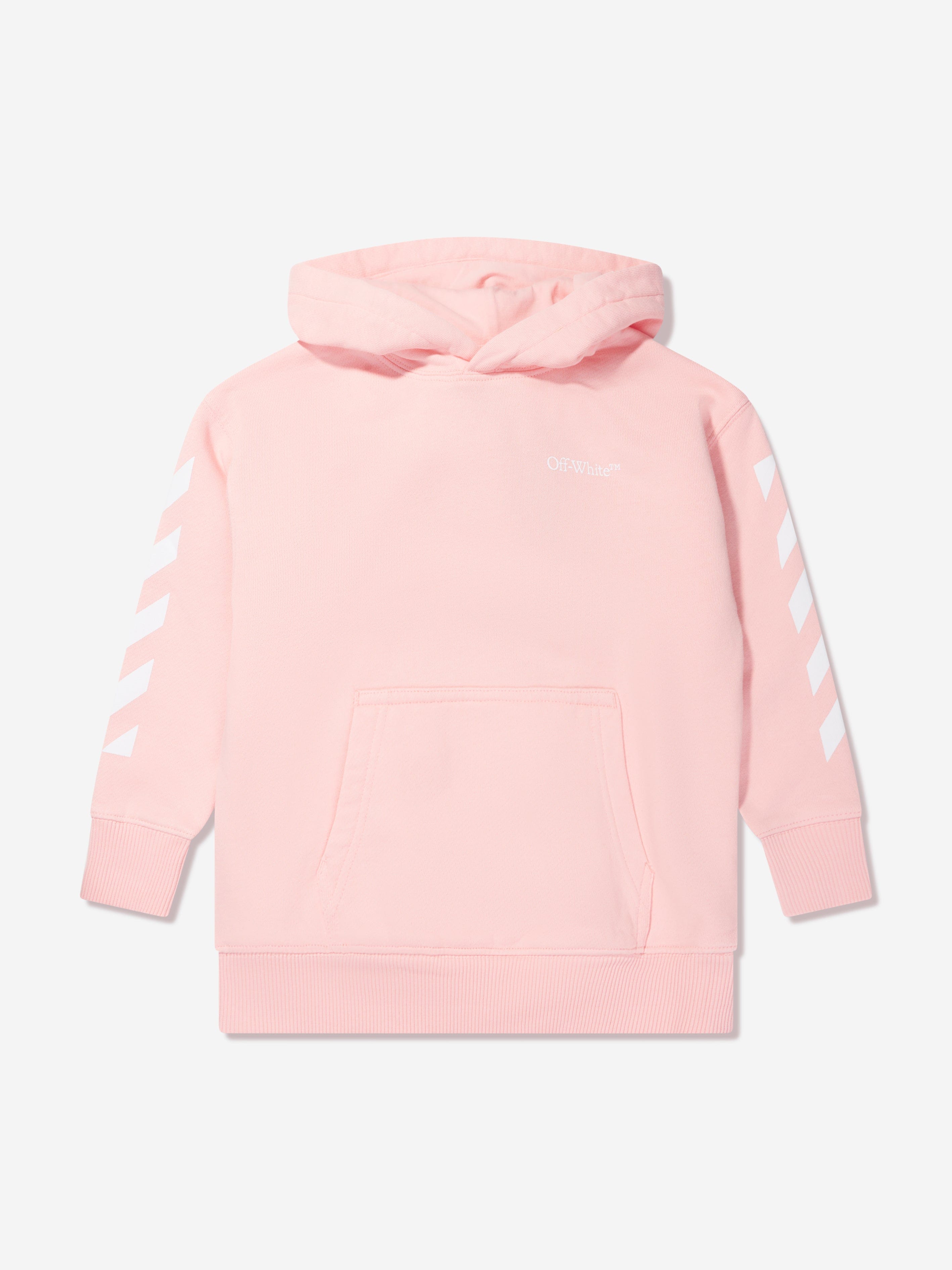 OFF-WHITE KIDS hoodie Pink for girls