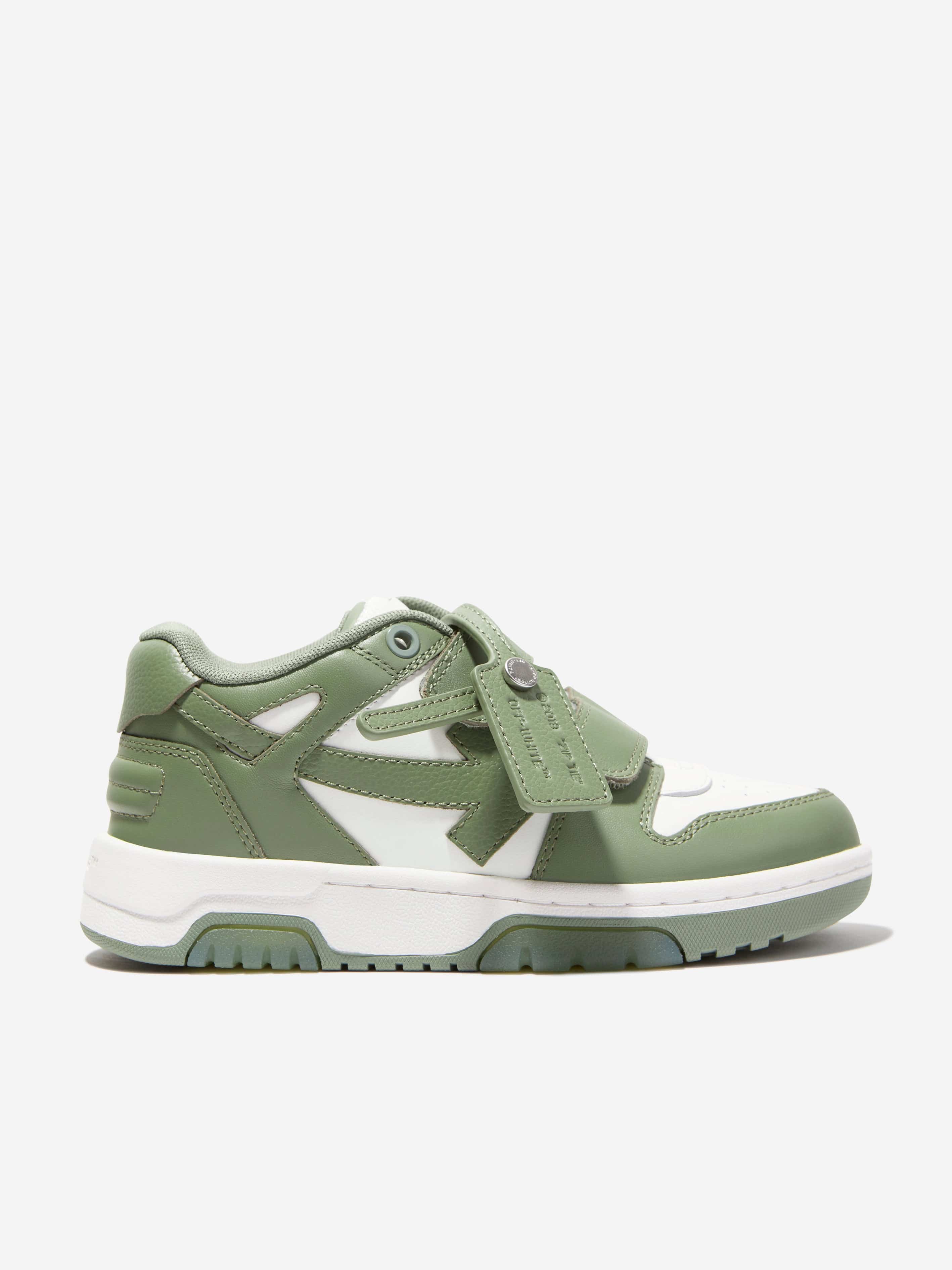 Boys Out Of Office Strap Trainers in Green