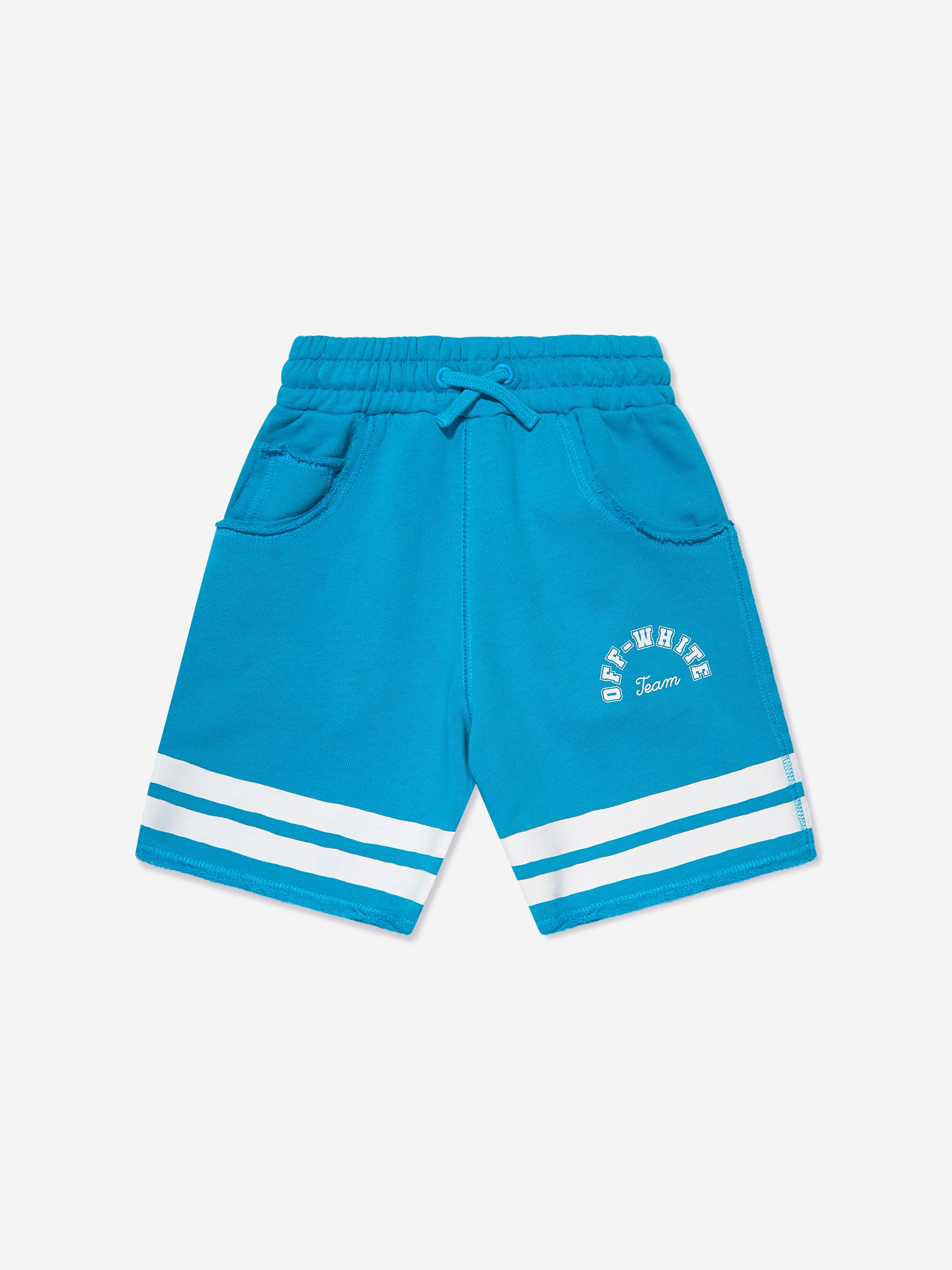 Boys Team 23 Sweat Shorts in Blue