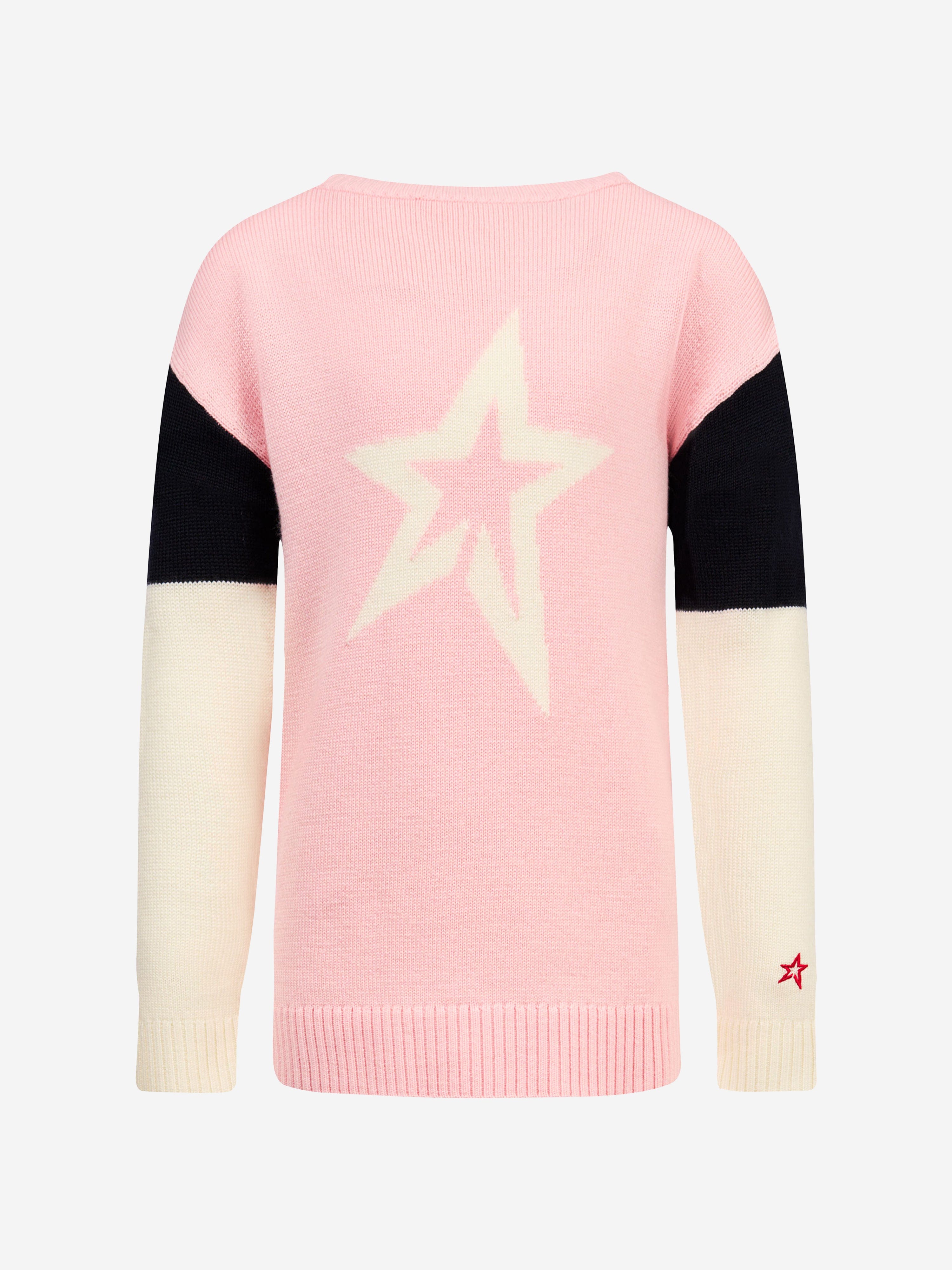 Pink jumper with stars hotsell