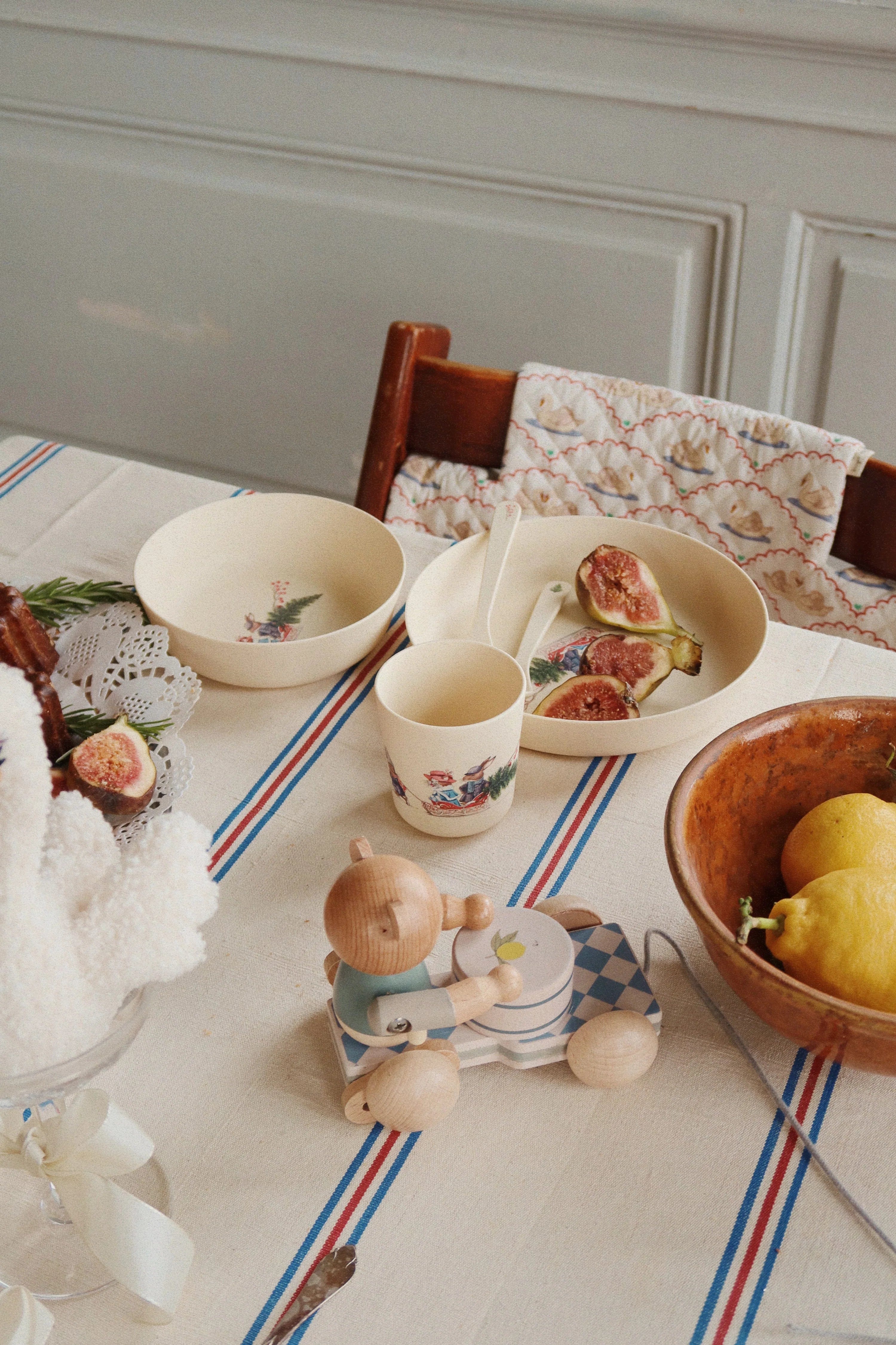 Baby Dinner Set in Ivory Childsplay Clothing