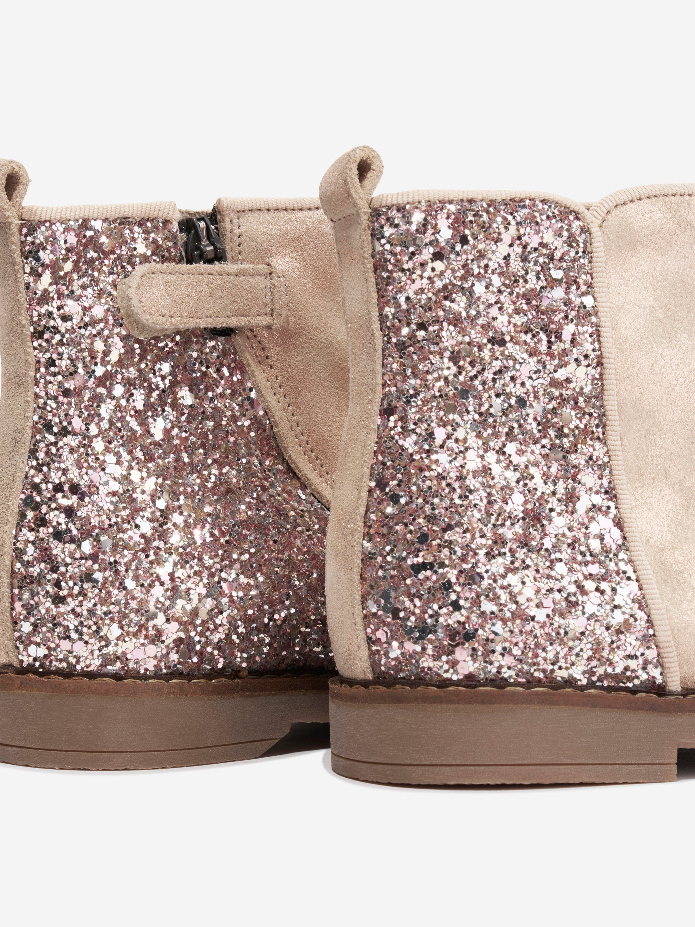 Gold glitter boots sales girls