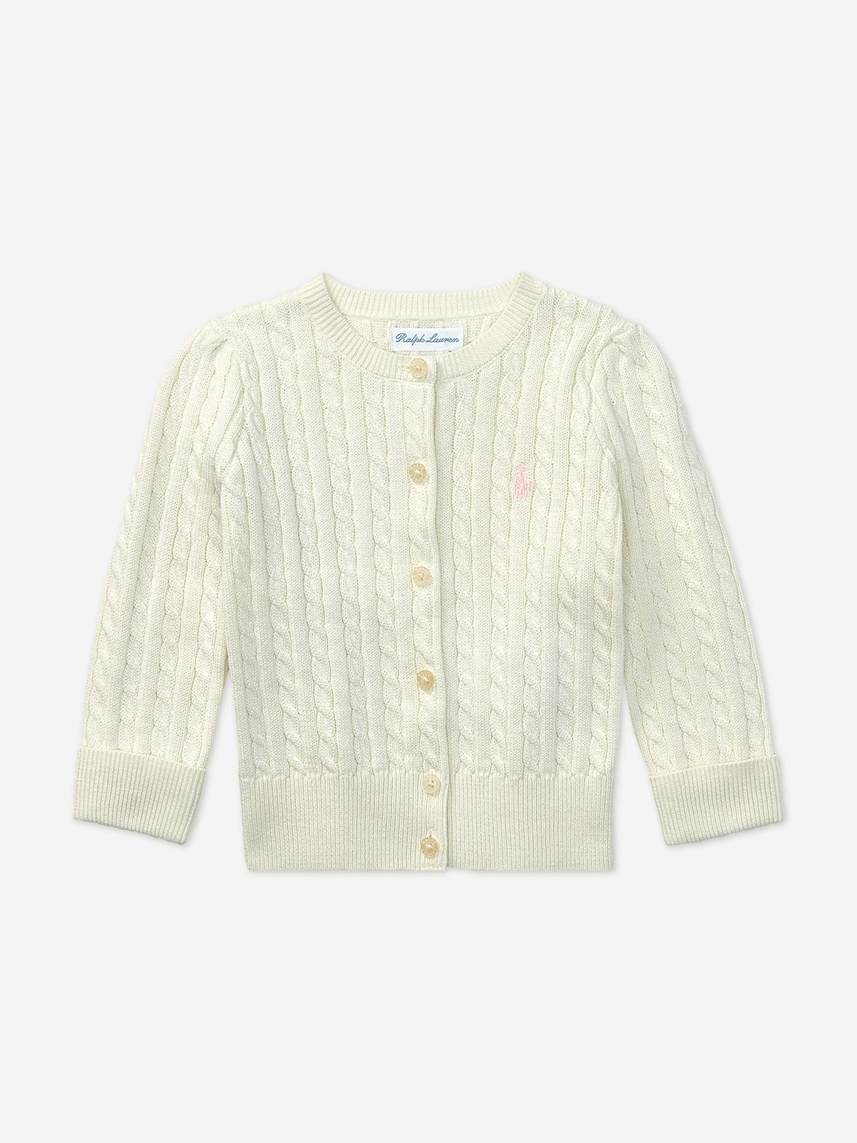 Mini Cable Knit Cardigan