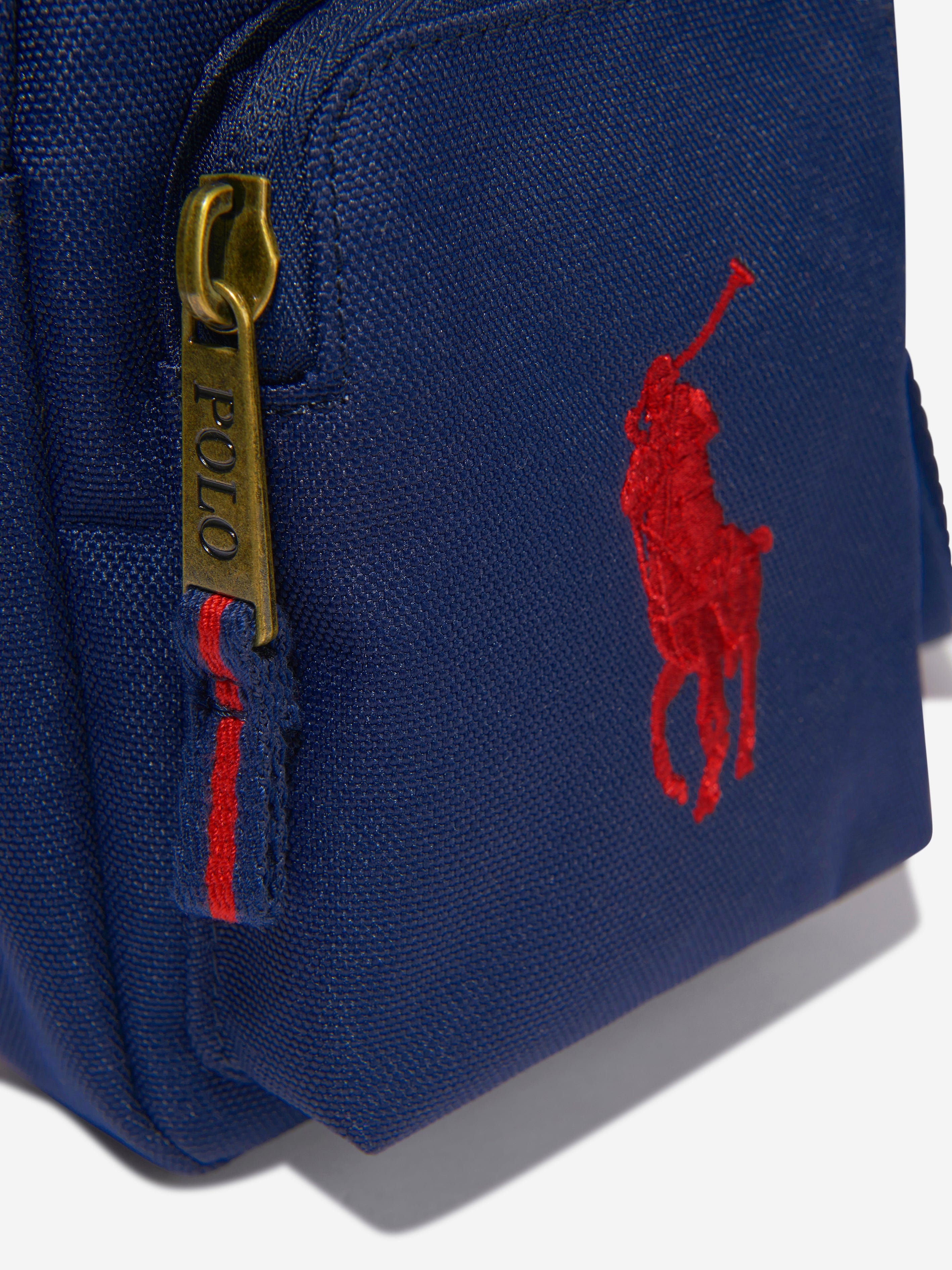 Ralph Lauren Boys Polo Colour Crossbody Bag in Navy (18cm 