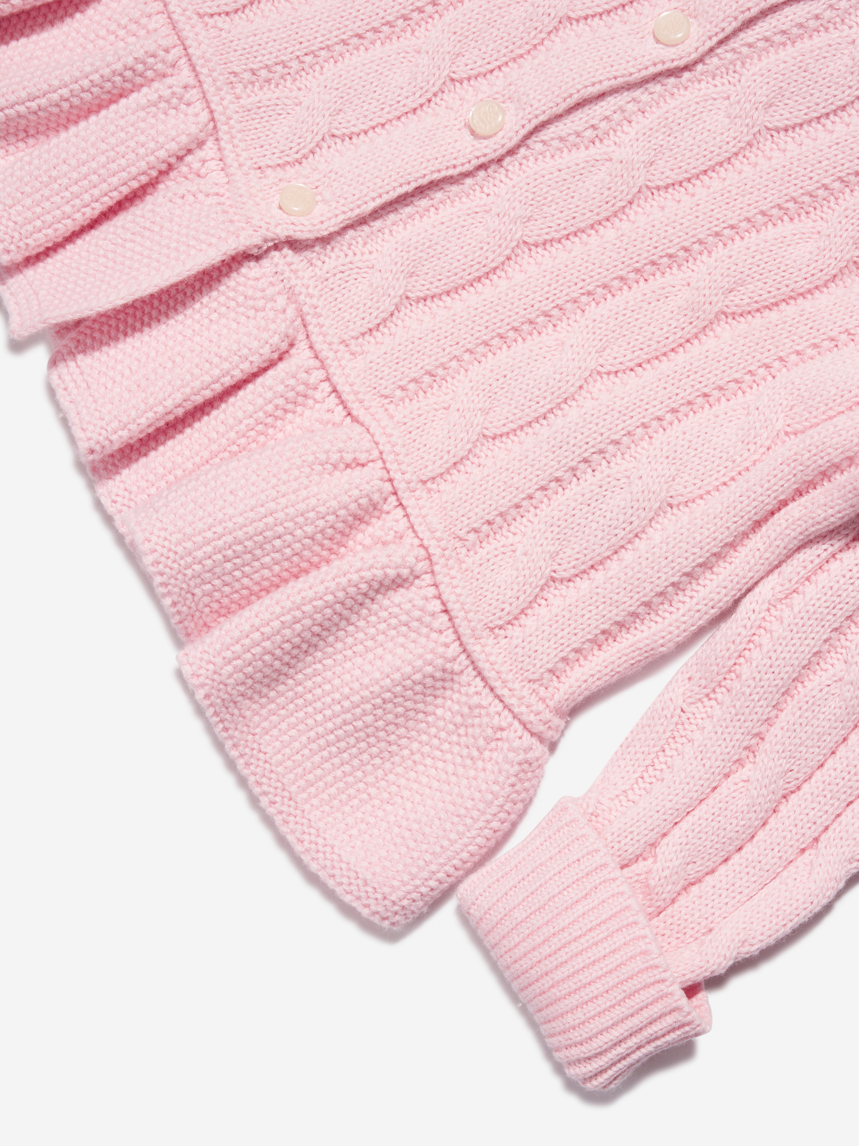 【Bibiy.】peplum cardigan Baby Pink
