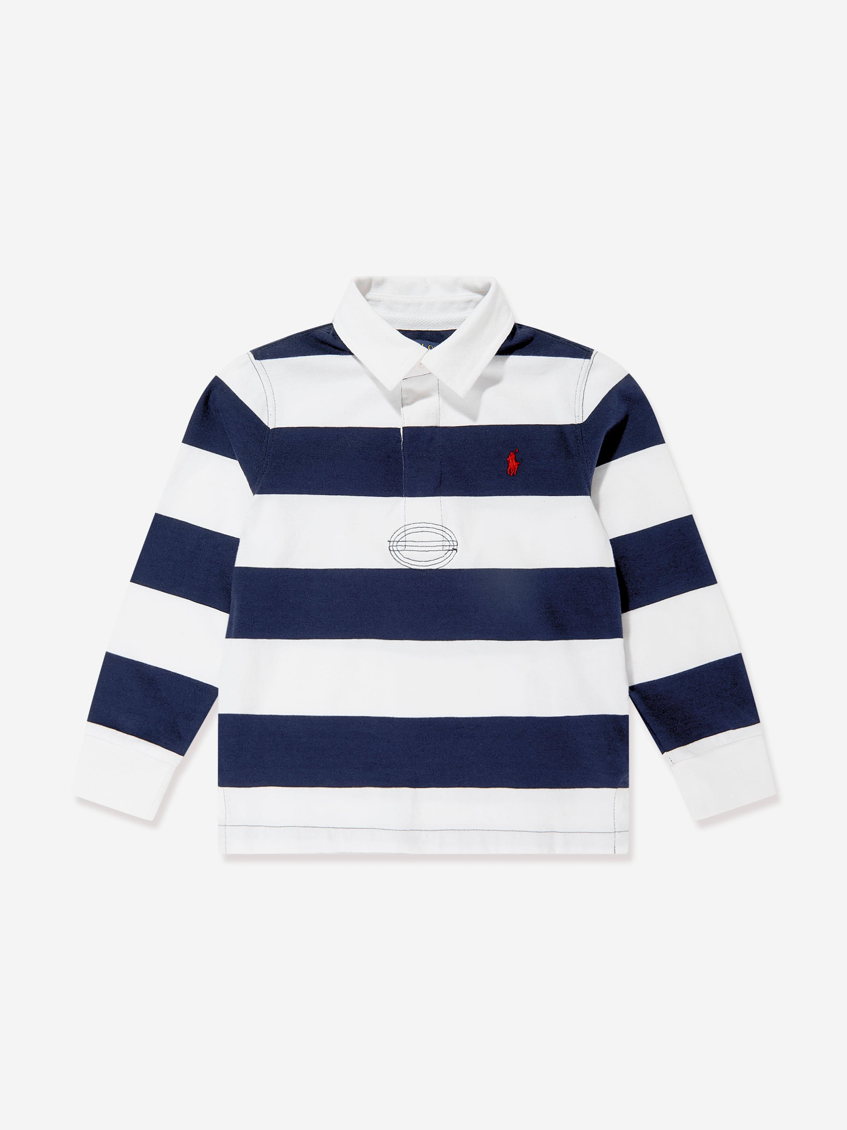 Ralph Lauren Boys Striped Rugby Shirt in Multicolour Childsplay Clothing