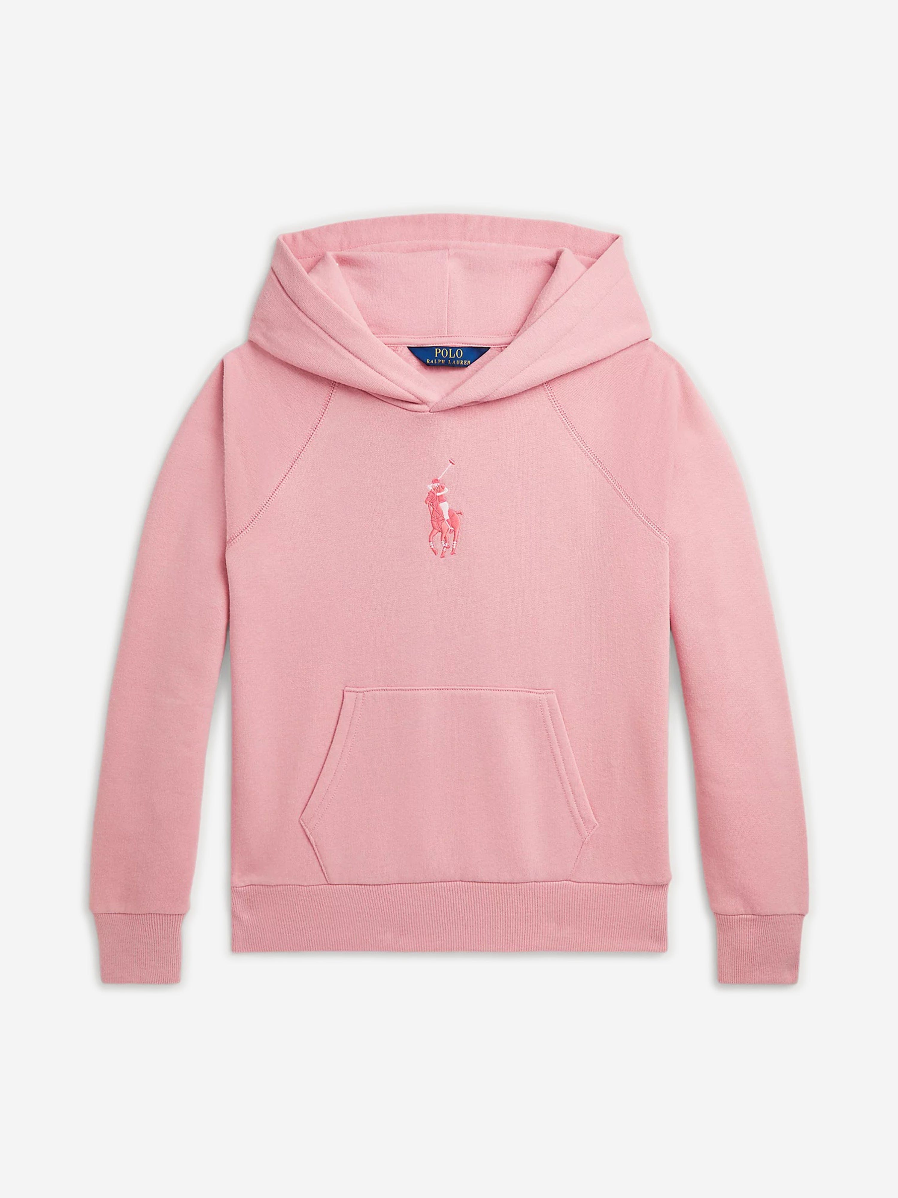 Pink ralph lauren hoodie deals