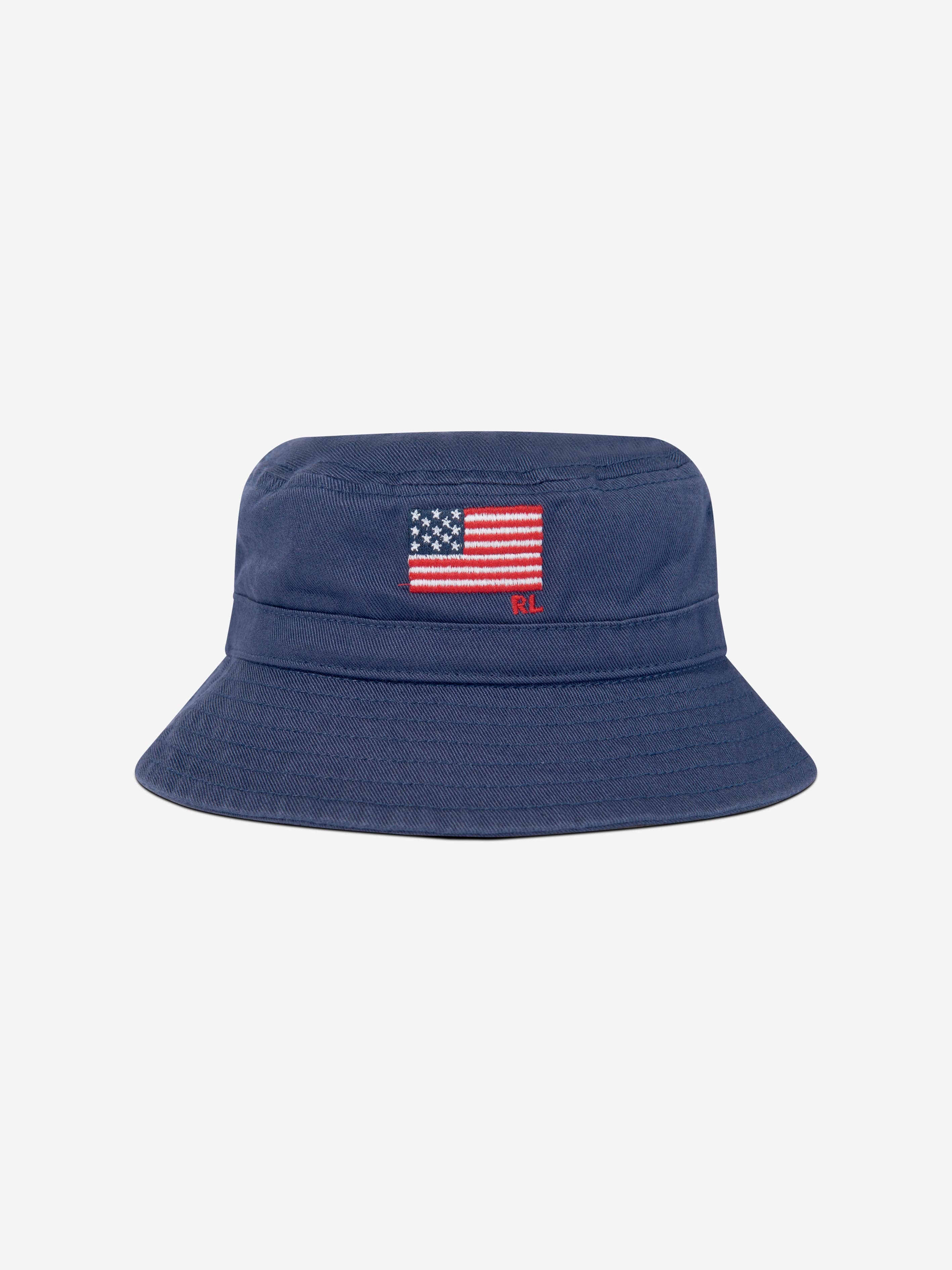 Ralph Lauren Kids Ralph Lauren Baby Boys Chino Flag Bucket Hat in