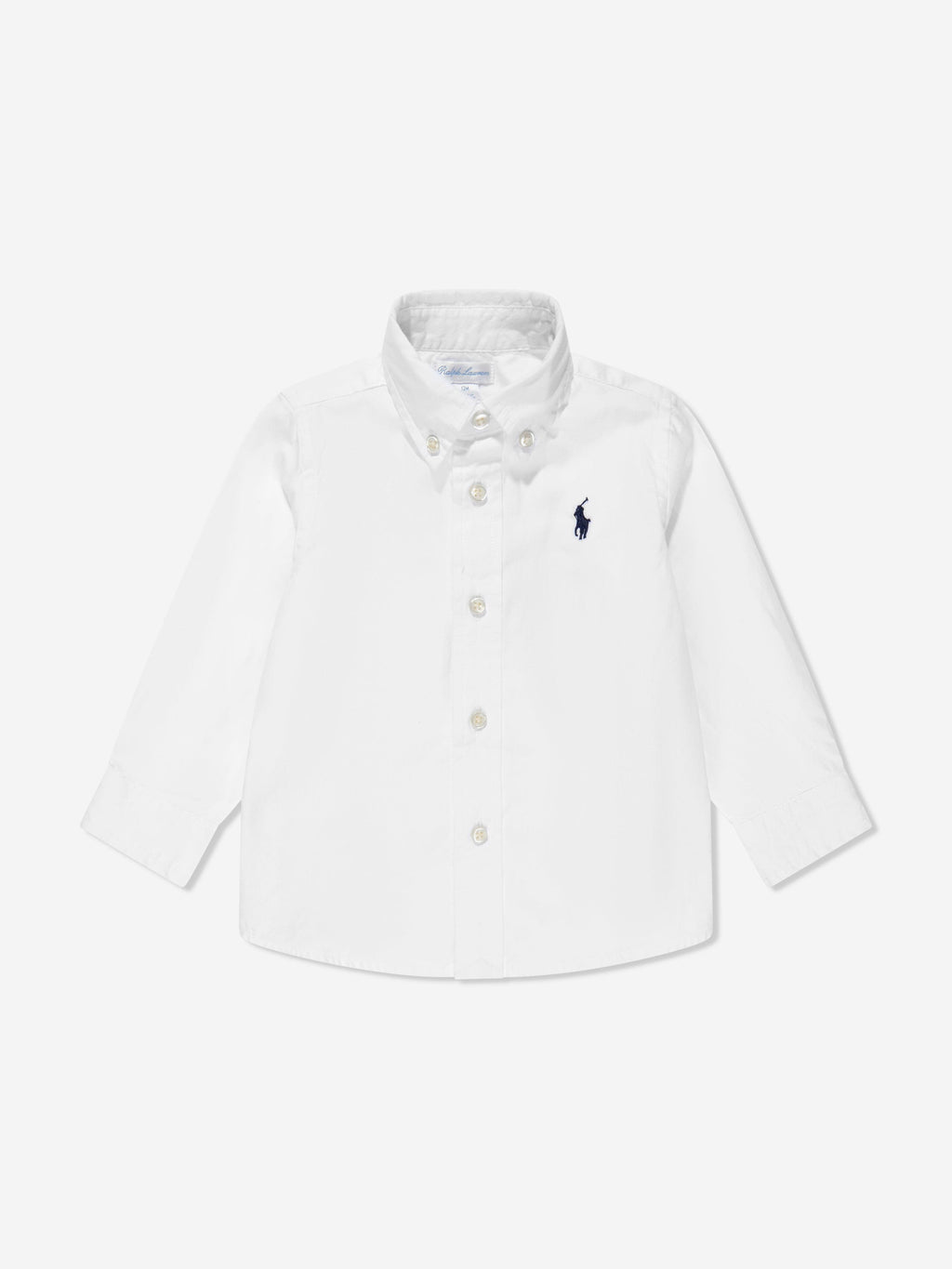 Ralph Lauren Kids Baby Boys Slim Fit Shirt in White Childsplay