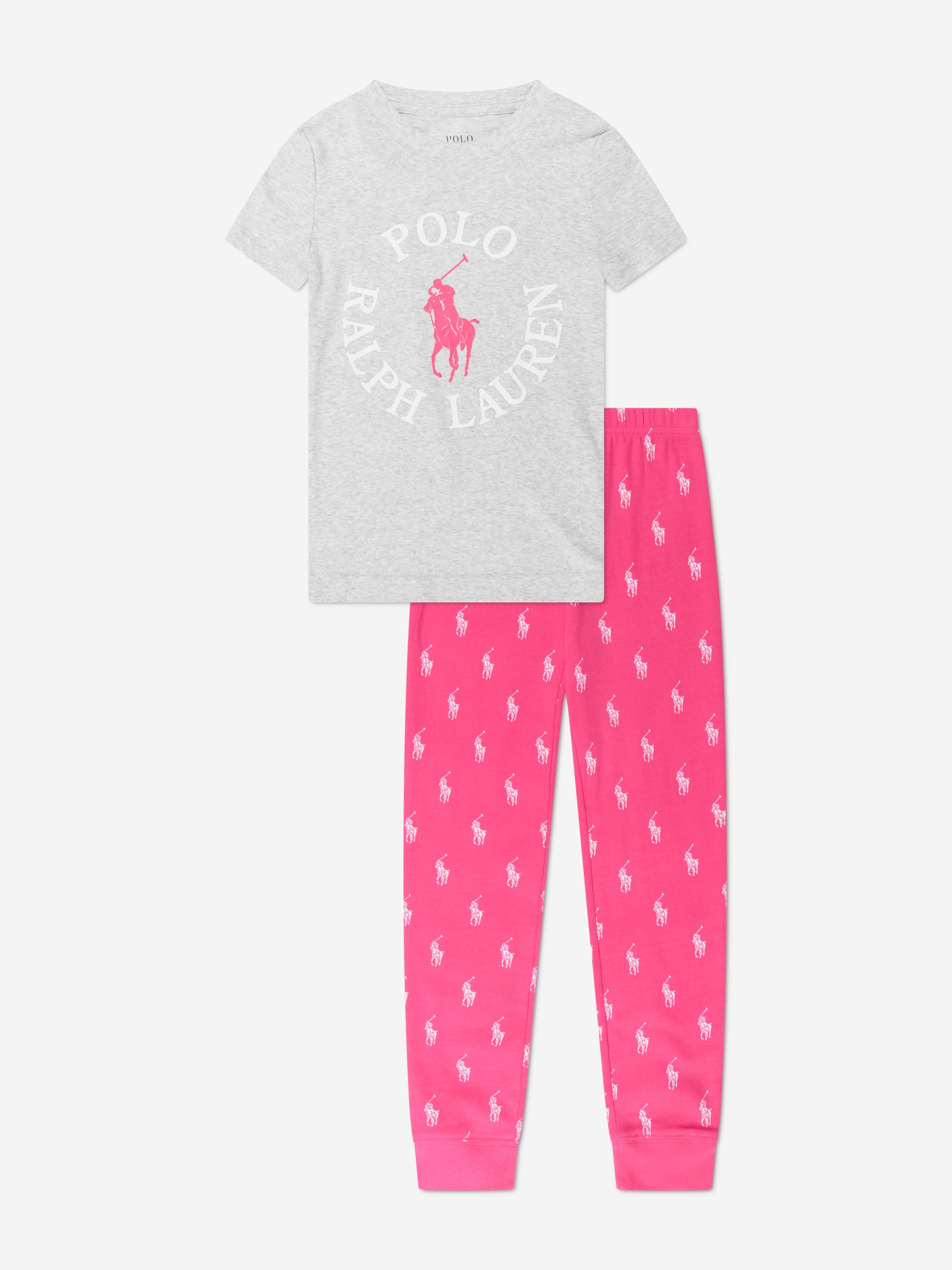 Pink polo pajama sales pants