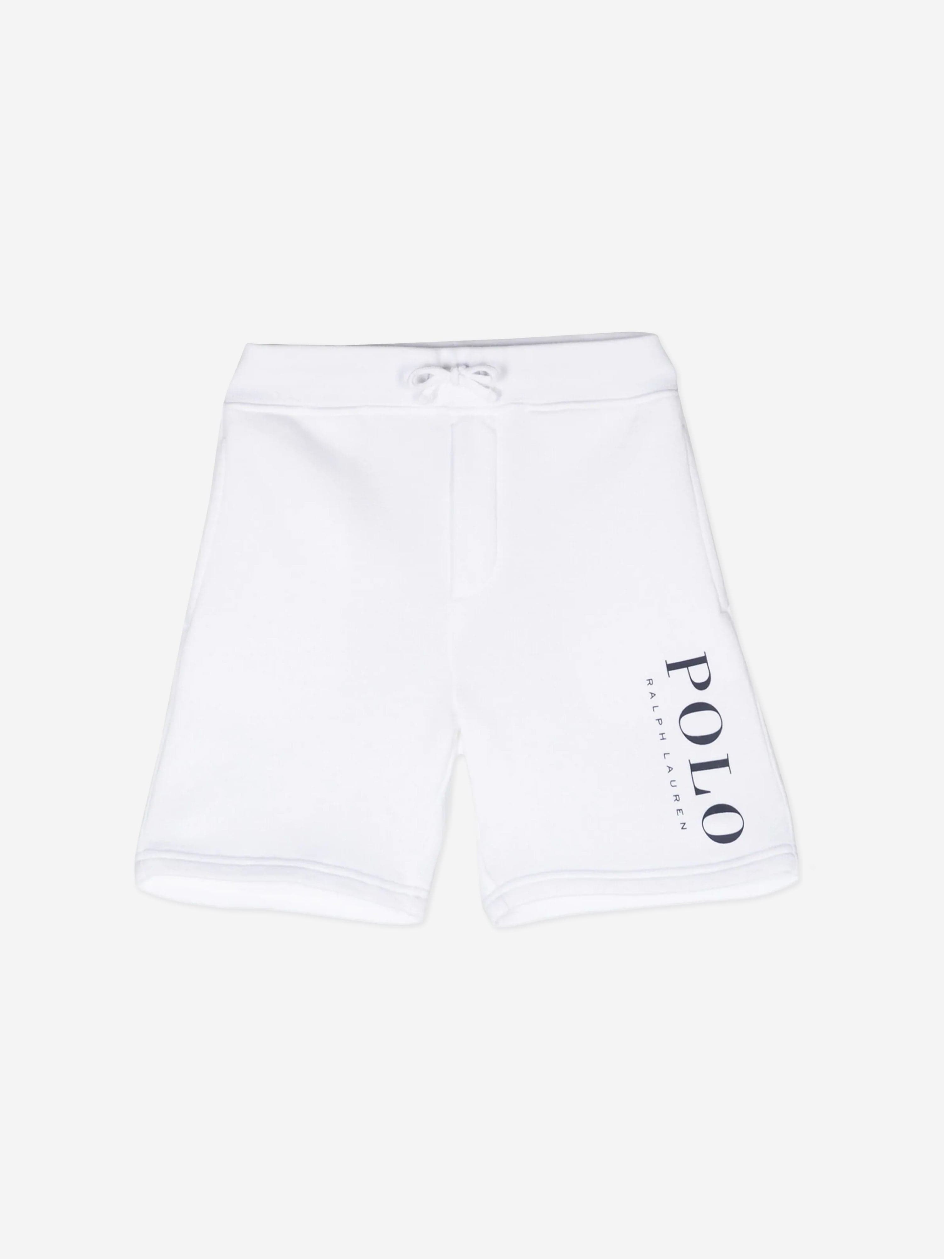 Ralph Lauren Boys Polo Shorts in White Childsplay Clothing