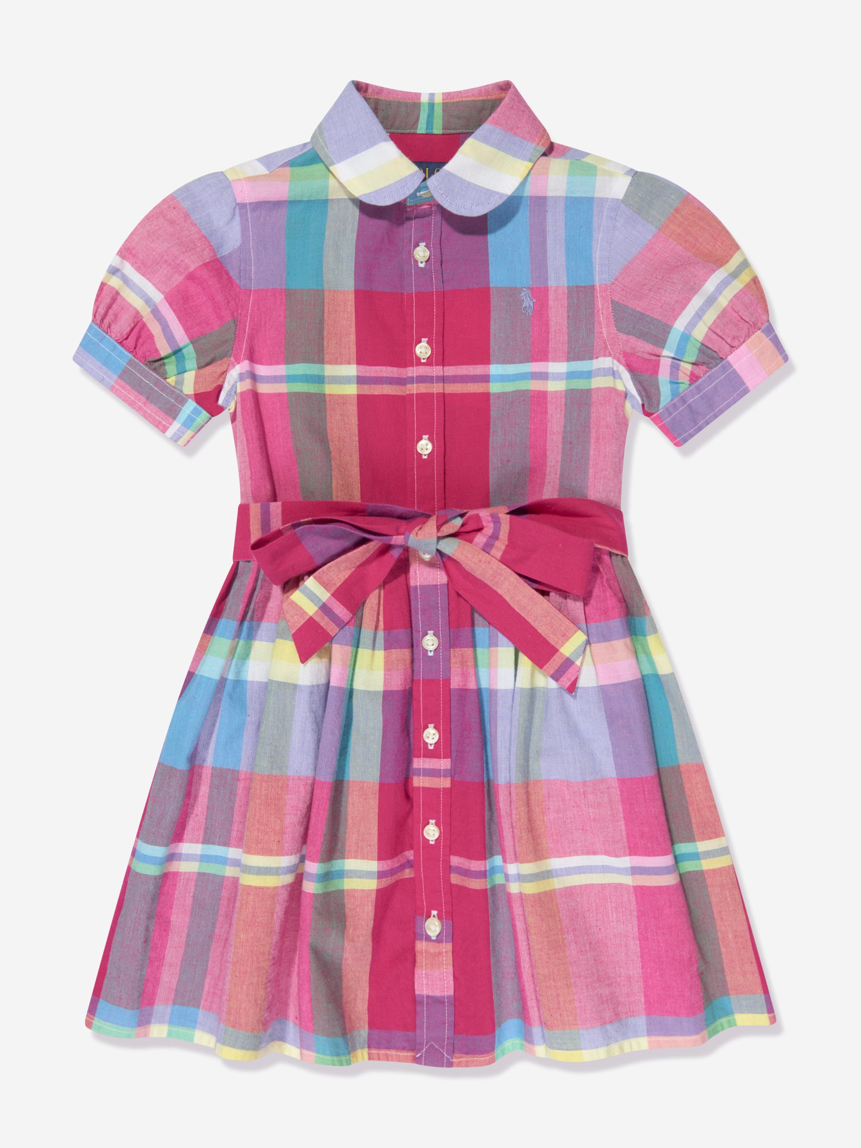 Girls checked shirt dress best sale