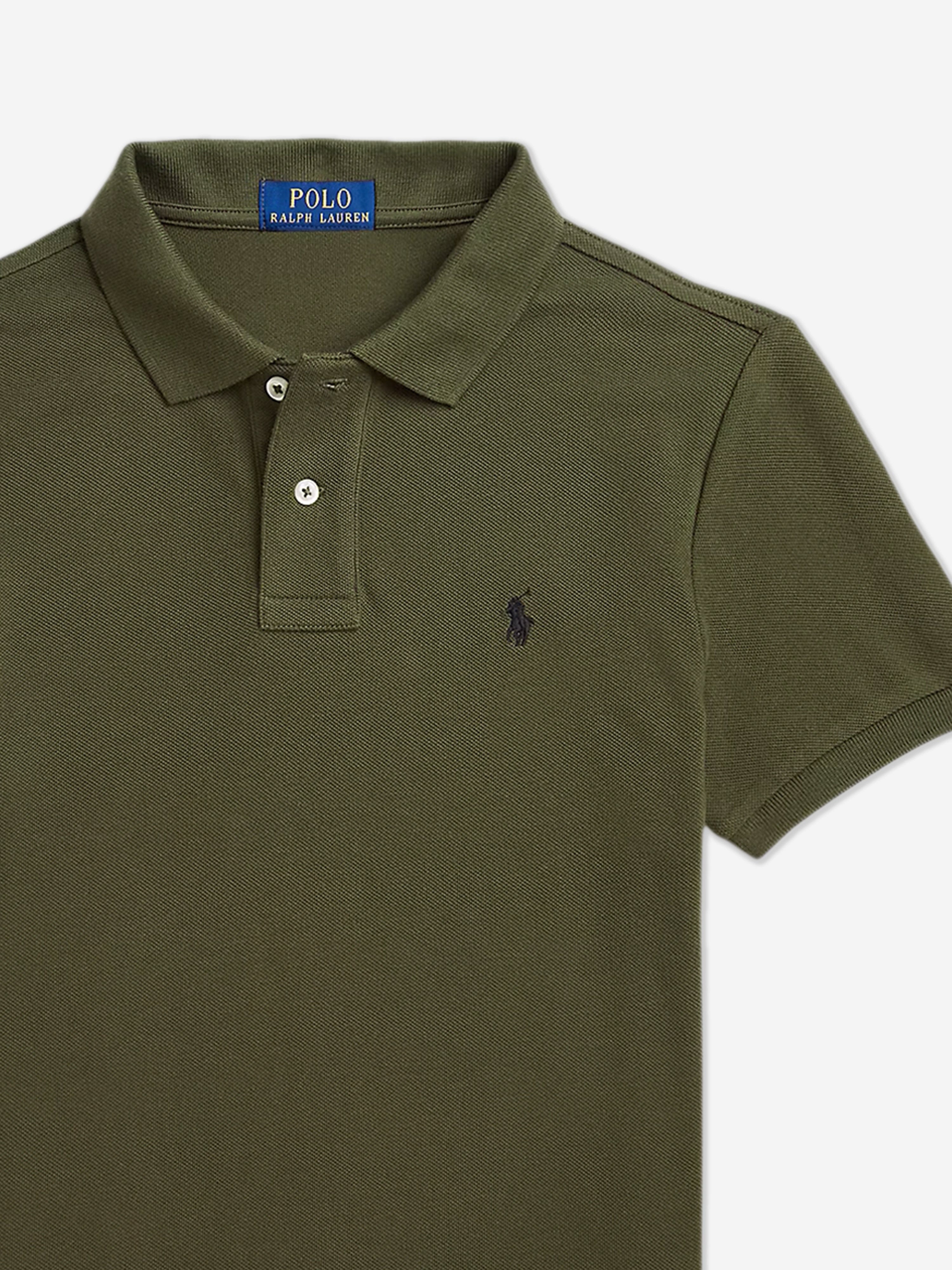 Ralph Lauren Kids Ralph Lauren Boys Slim Fit Polo Shirt in Green