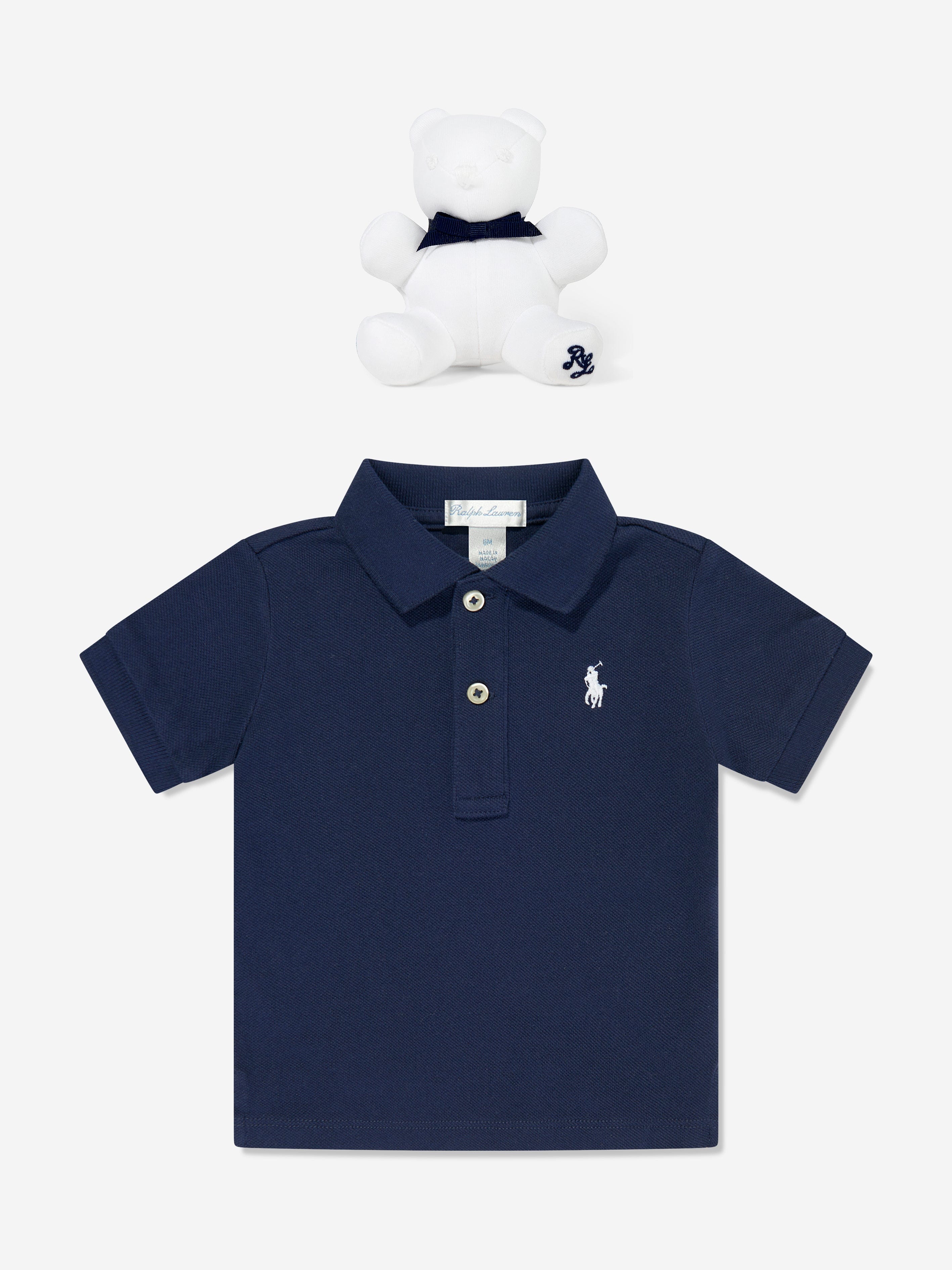 Ralph Lauren Kids Baby Boys My 1st Polo Gift Set in Navy