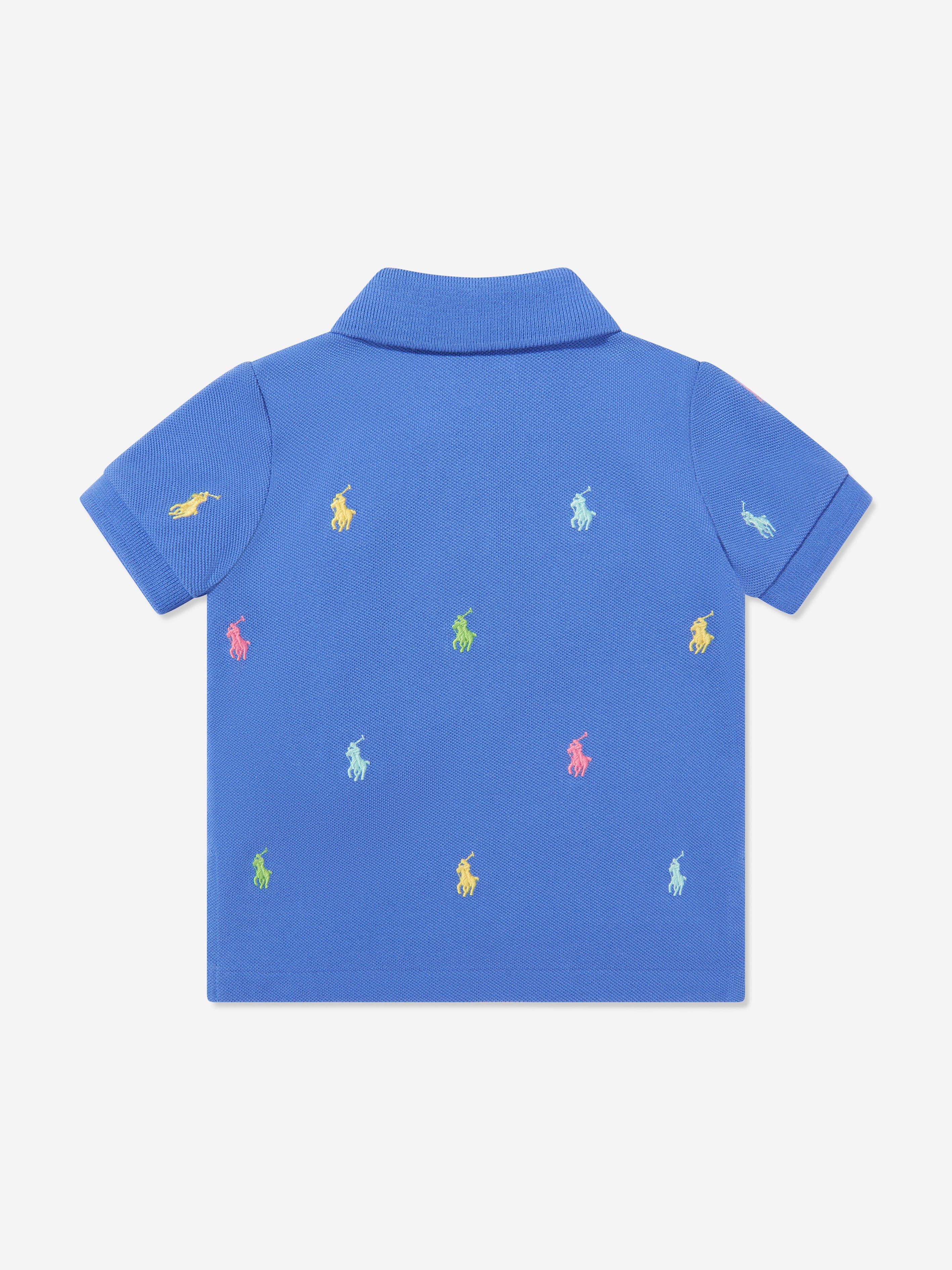 Ralph Lauren Kids Ralph Lauren Baby Boys Logo Polo Shirt in Blue
