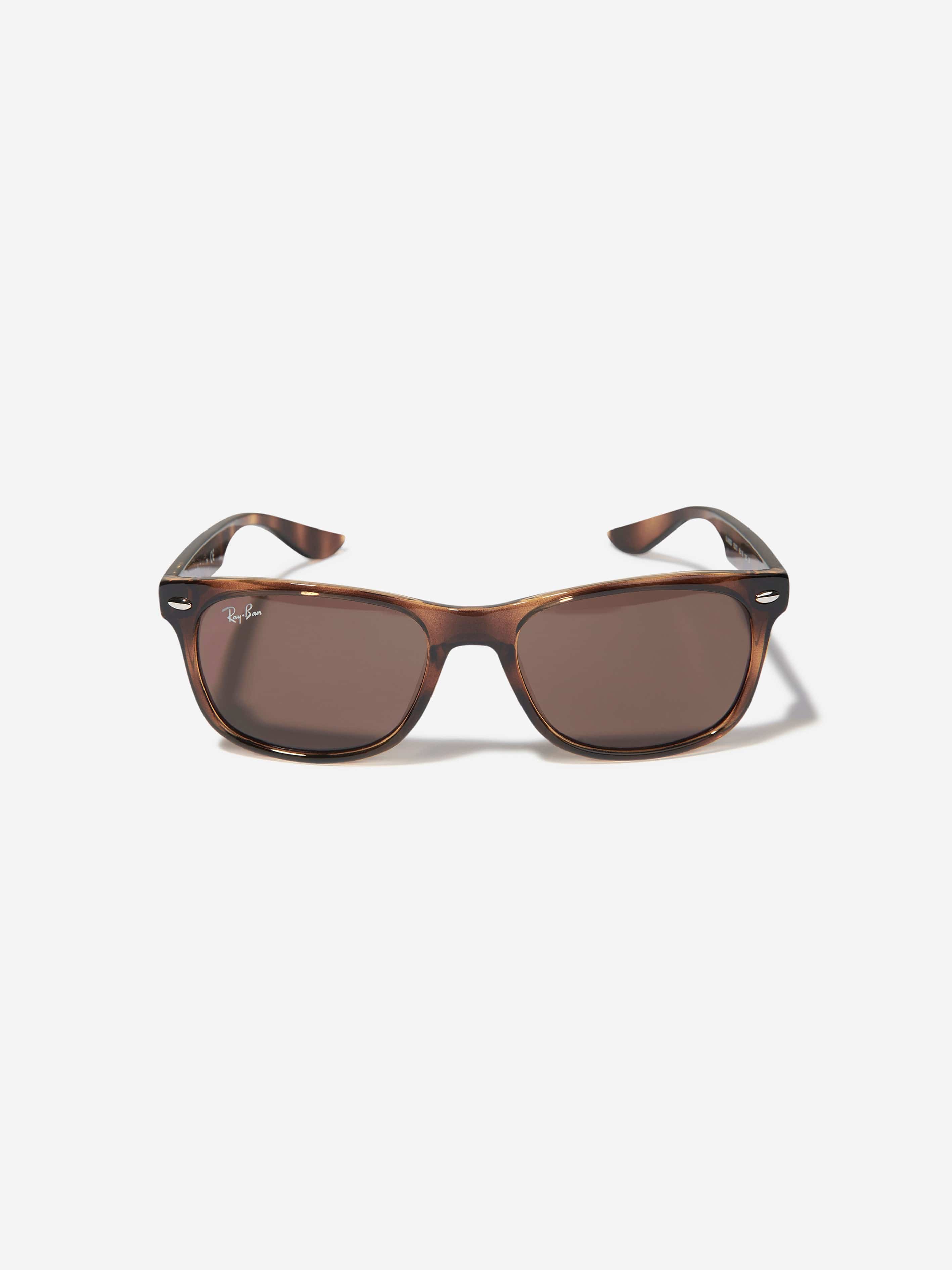 Ray Ban Kids Wayfarer Sunglasses in Brown