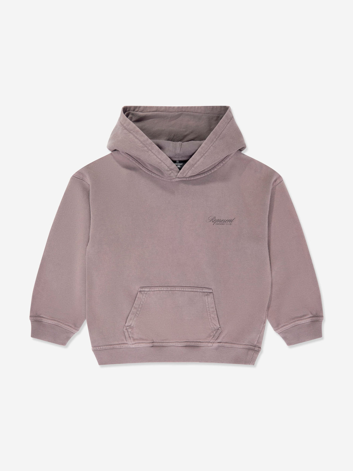 REPRESENT Kids Mini Owners Club Script Hoodie in Brown
