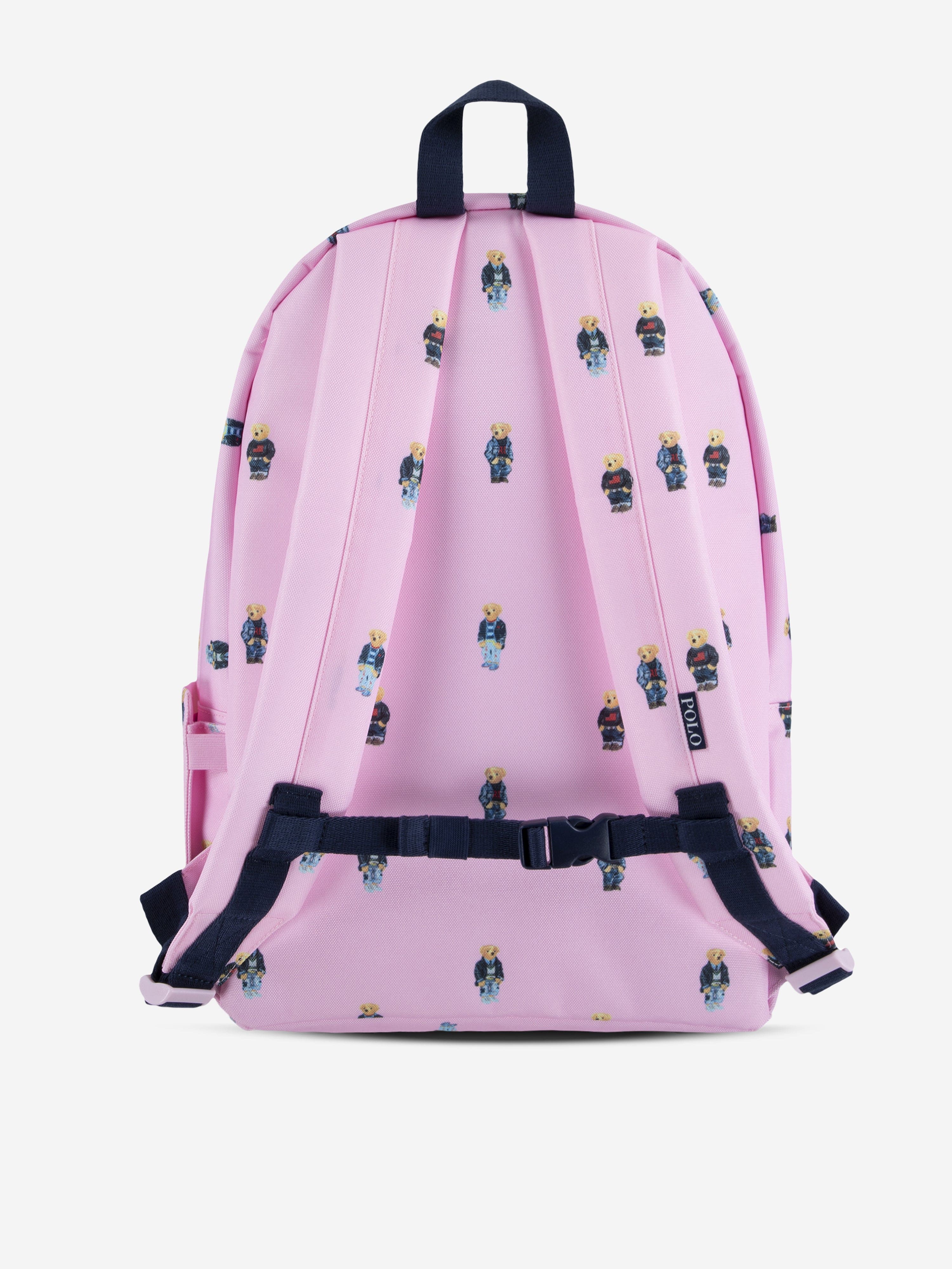 Polo bear tartan backpack online