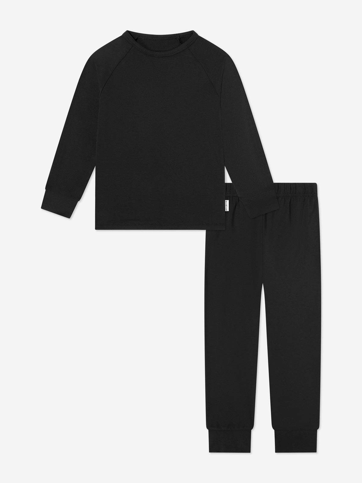 Roarsome Kids Bamboo Base Layers Thermal Set in Black