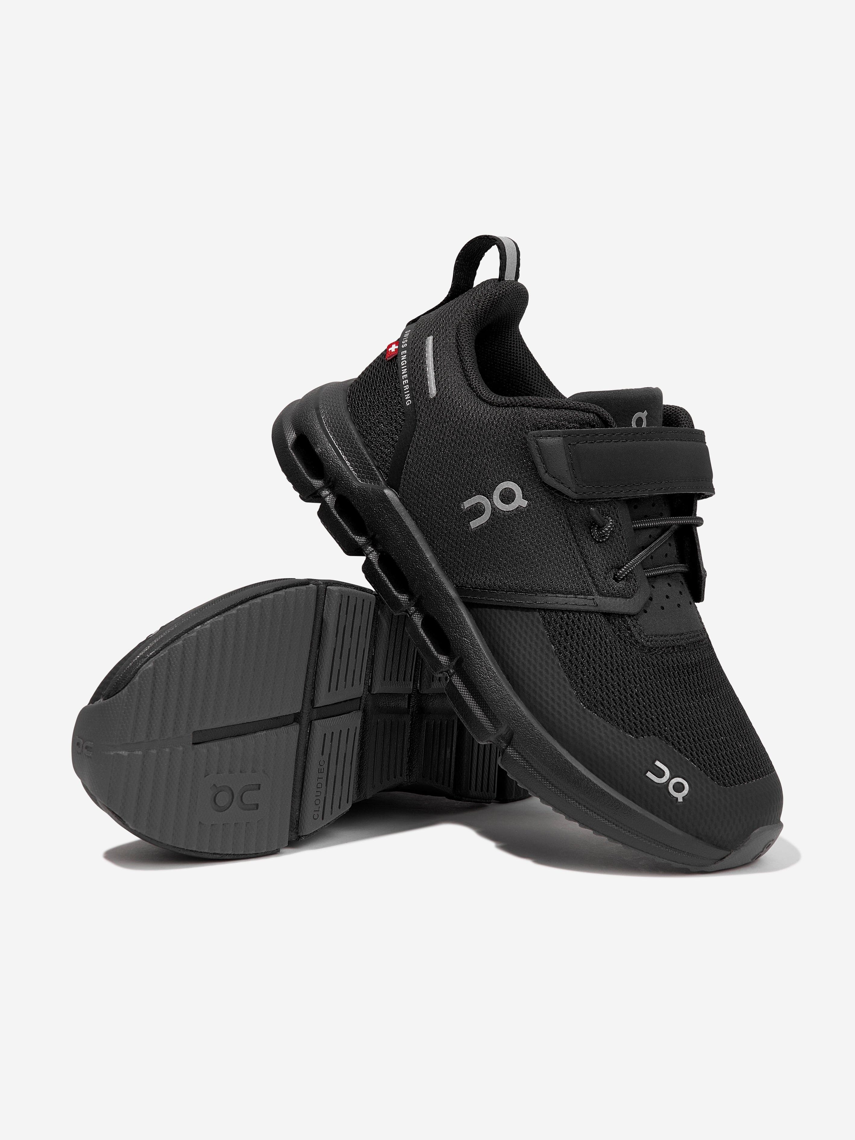 On Running Kids Cloud Play Trainers in Black Childsplay Clothing