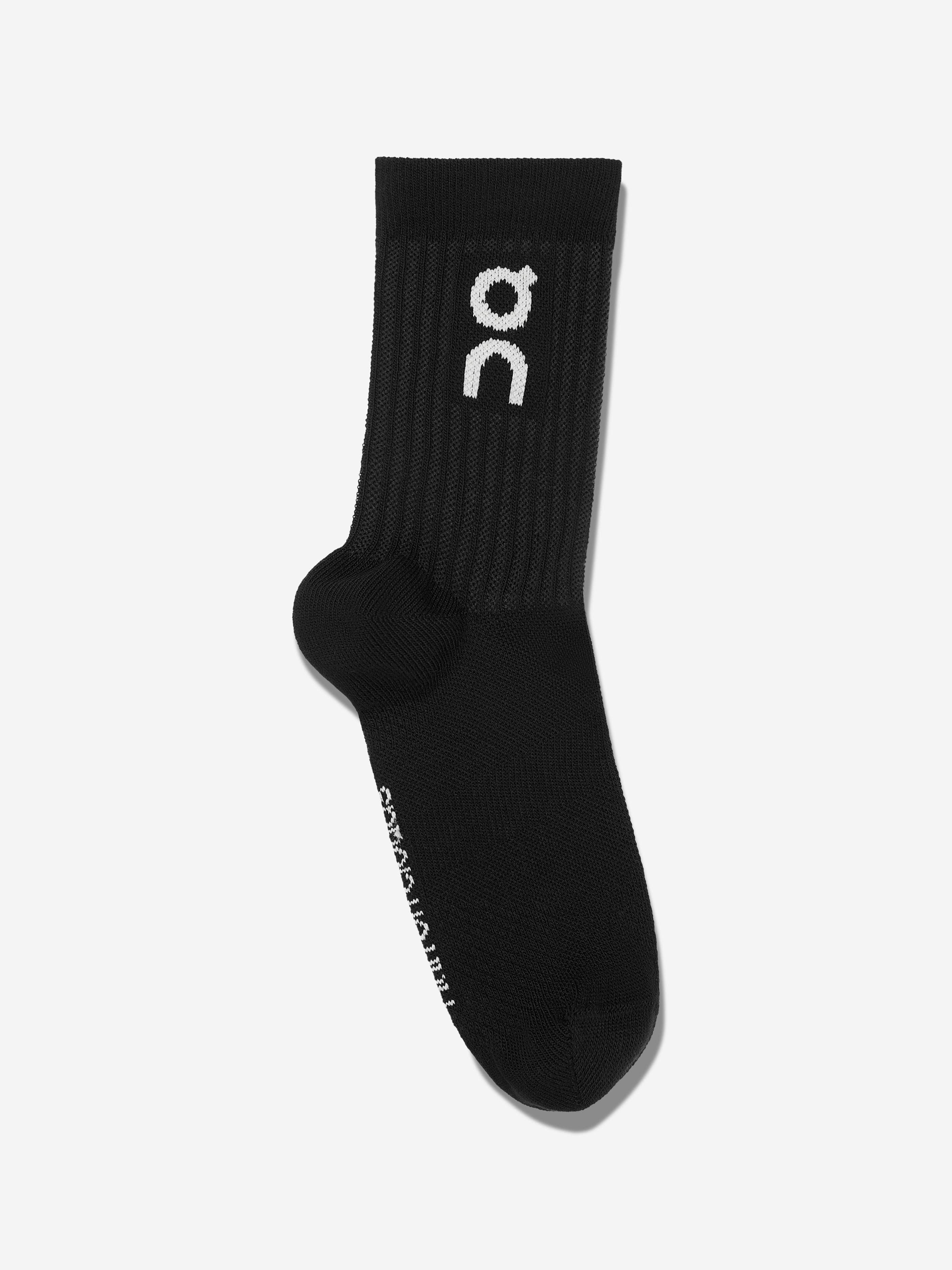 On Running Kids Logo Socks 3 Pack in Black