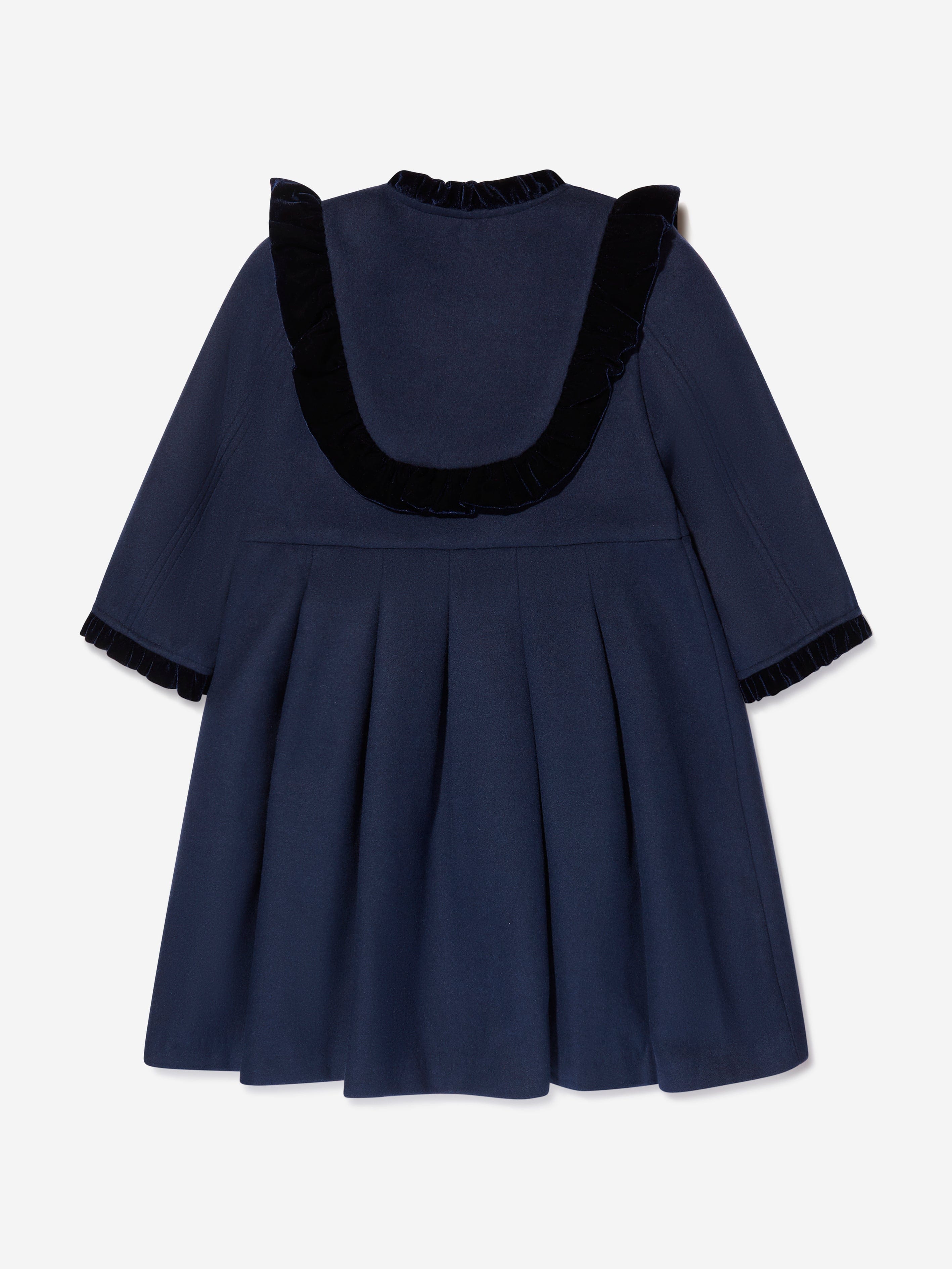Girls Coat And Hat Set in Navy