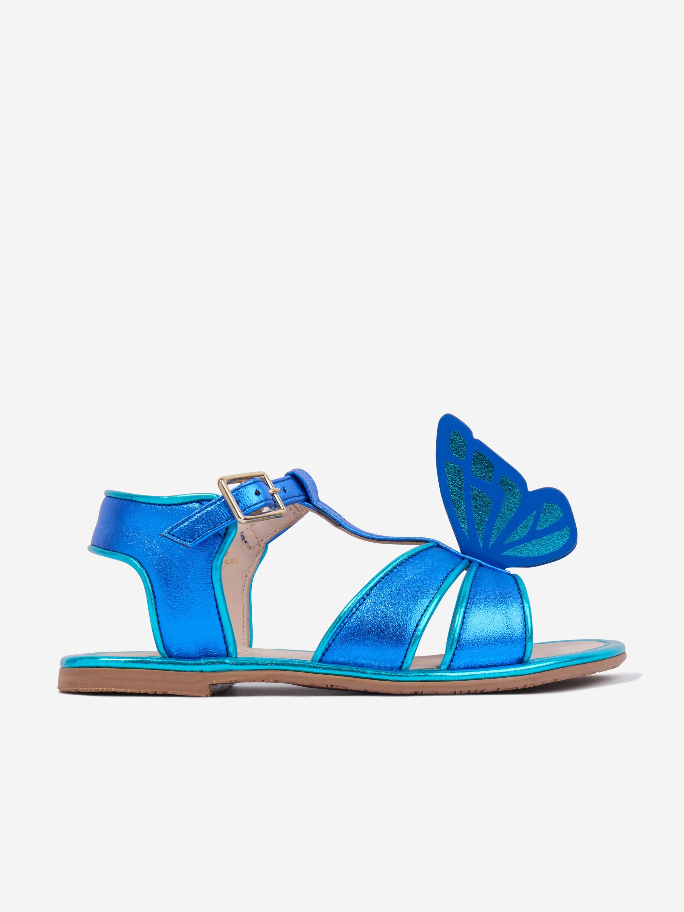 In blue best sale sandals