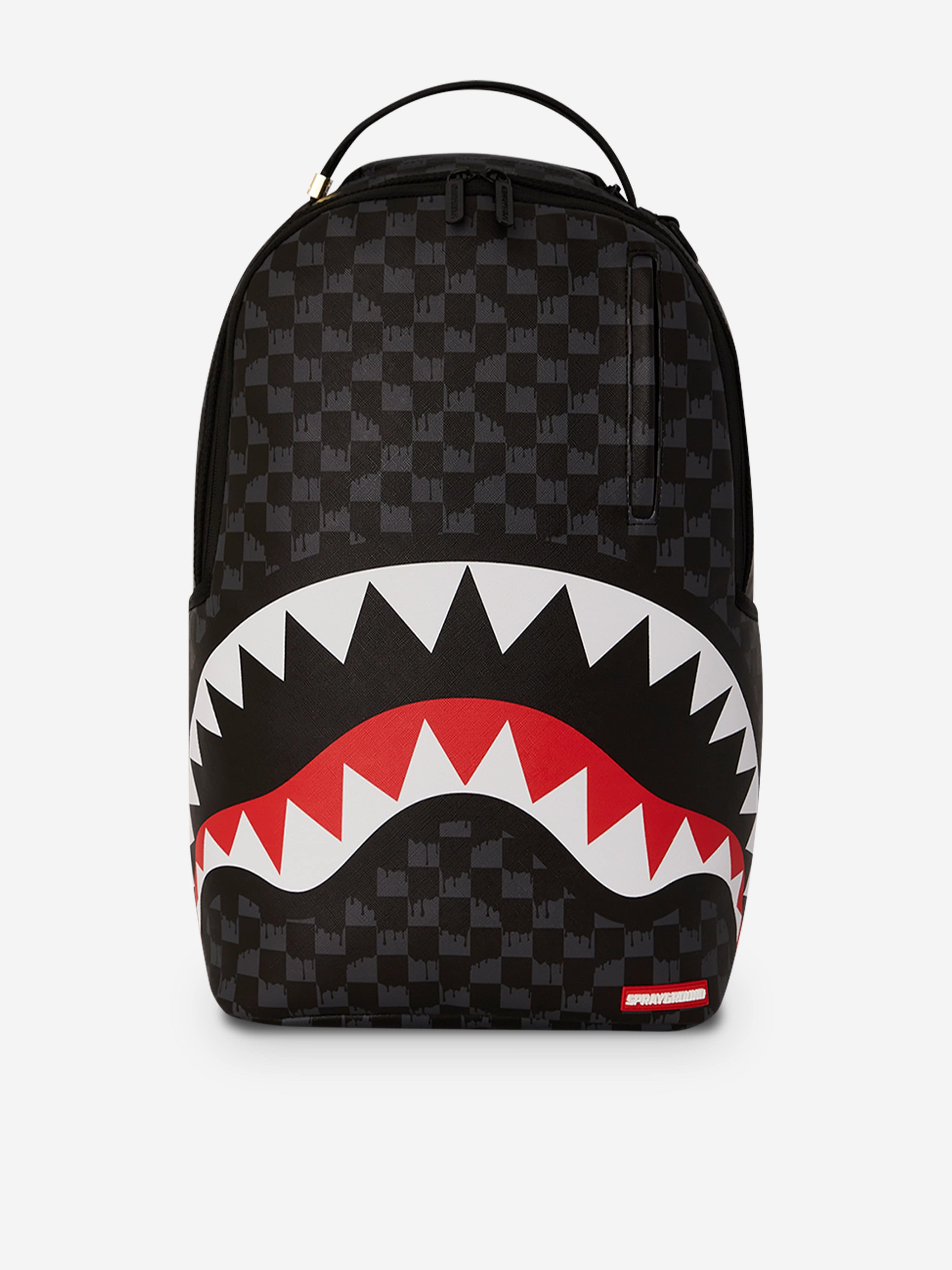Sprayground checkered shark top