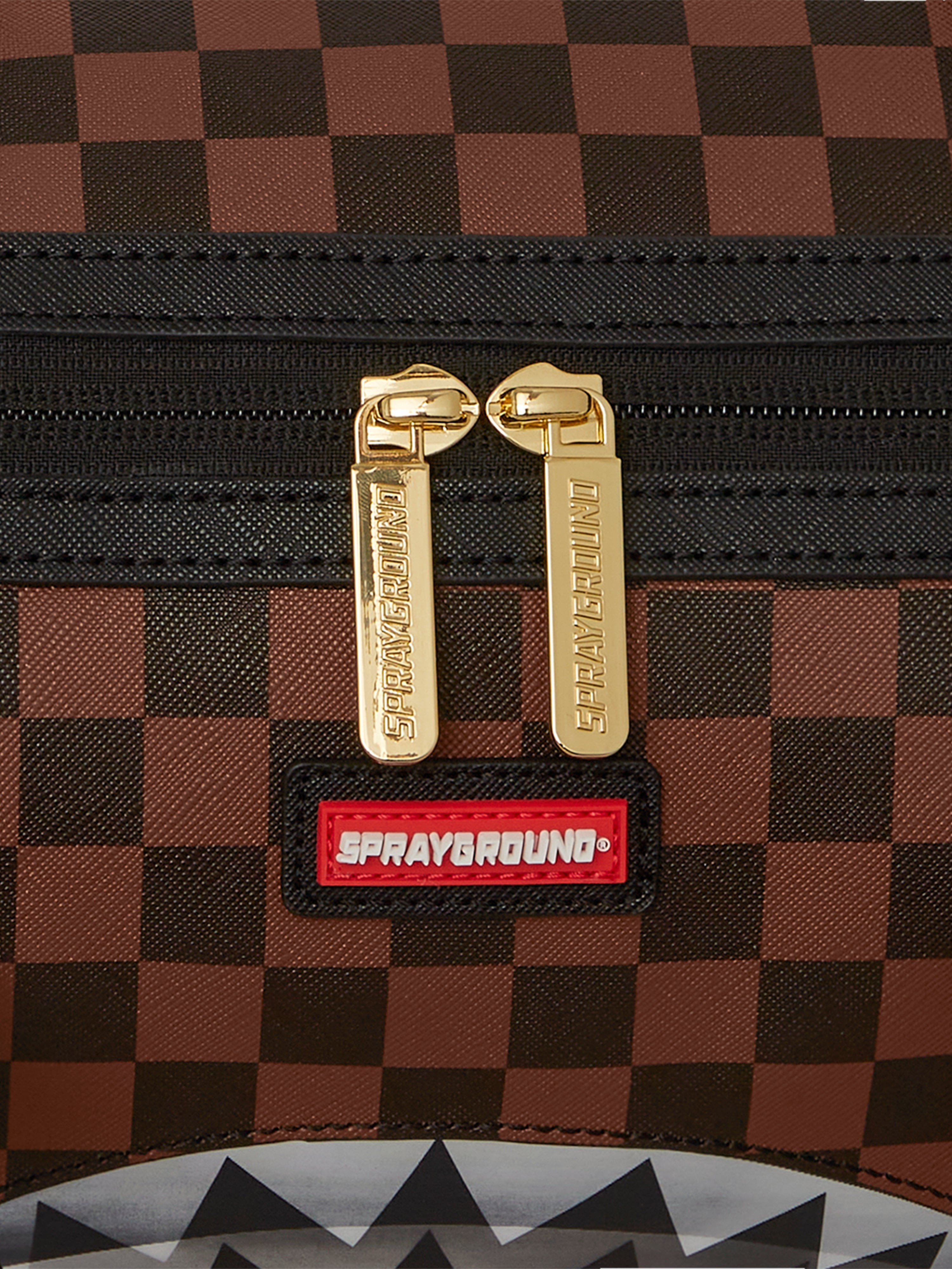 Sprayground Kids Sip Lenticular Chomp Mini Duffle in Brown 31cm Childsplay Clothing