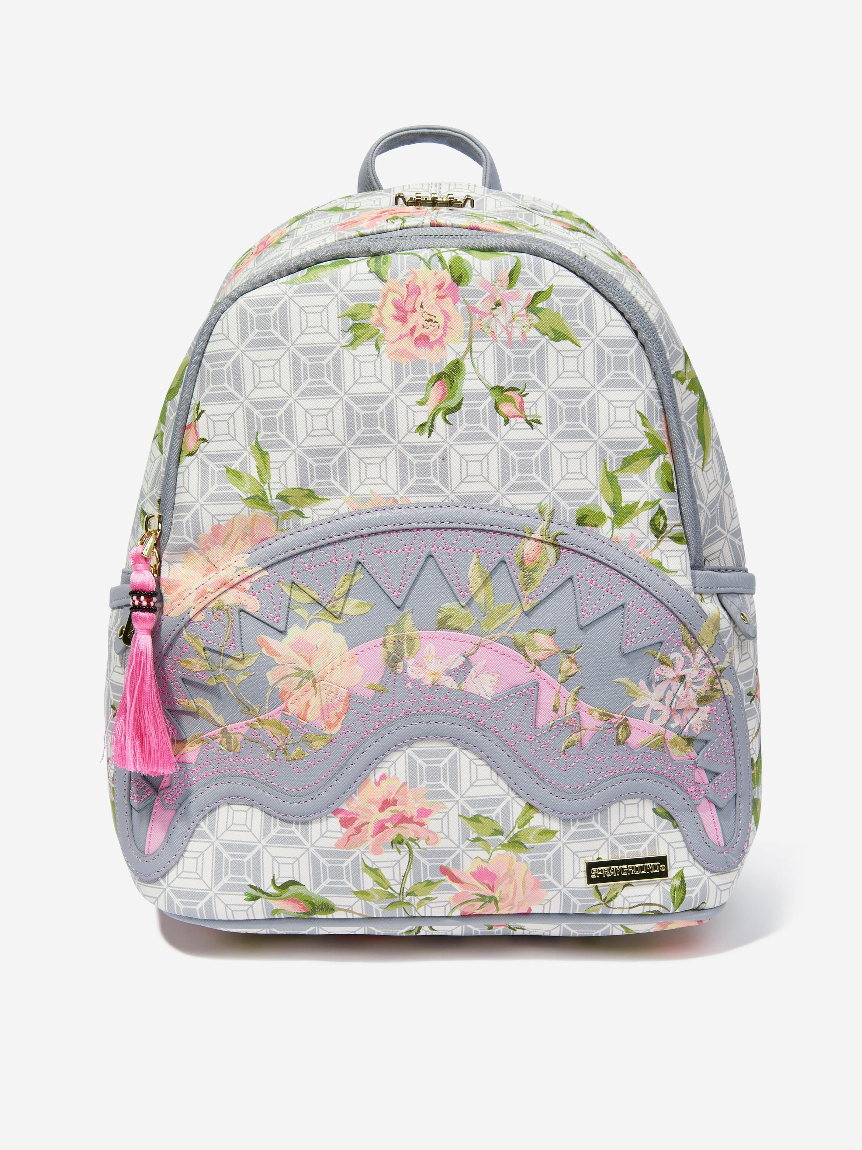 Sprayground Sprayground Kids AI Floral Savage Backpack in Ivory