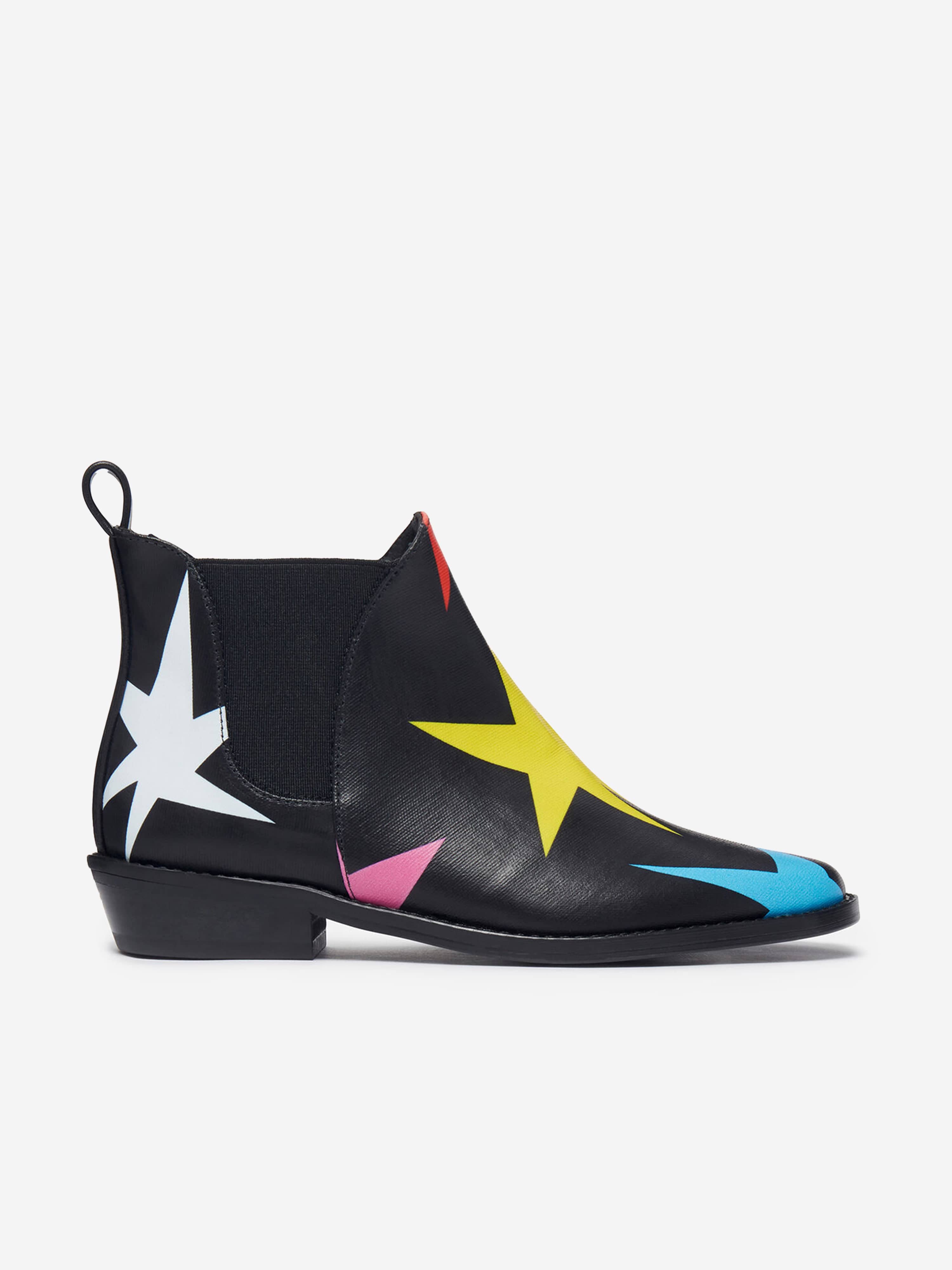 Stella McCartney Girls Star Ankle Boots in Black Childsplay Clothing