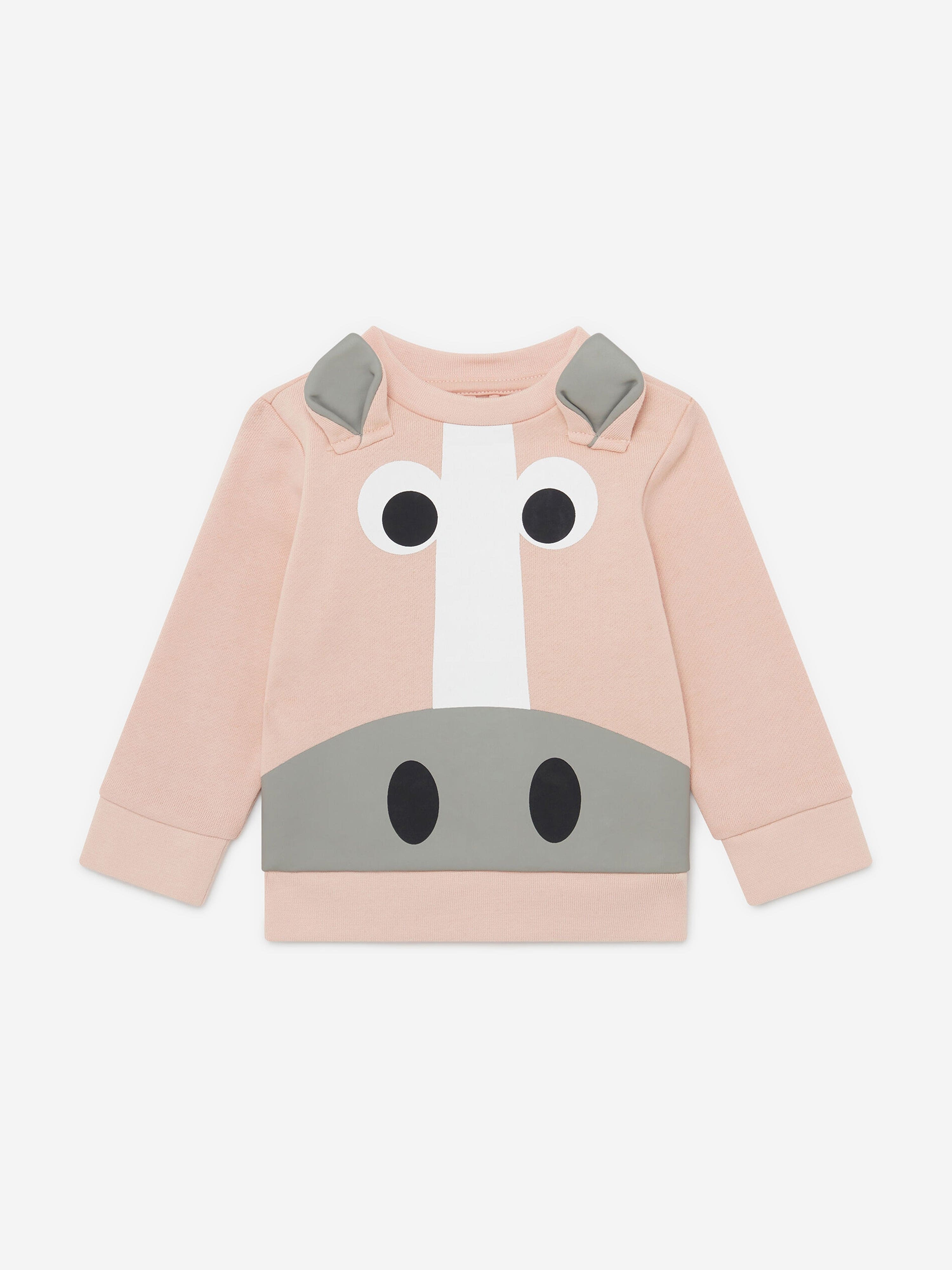 Stella McCartney Baby Girls Horse Sweatshirt in Pink Childsplay Clothing