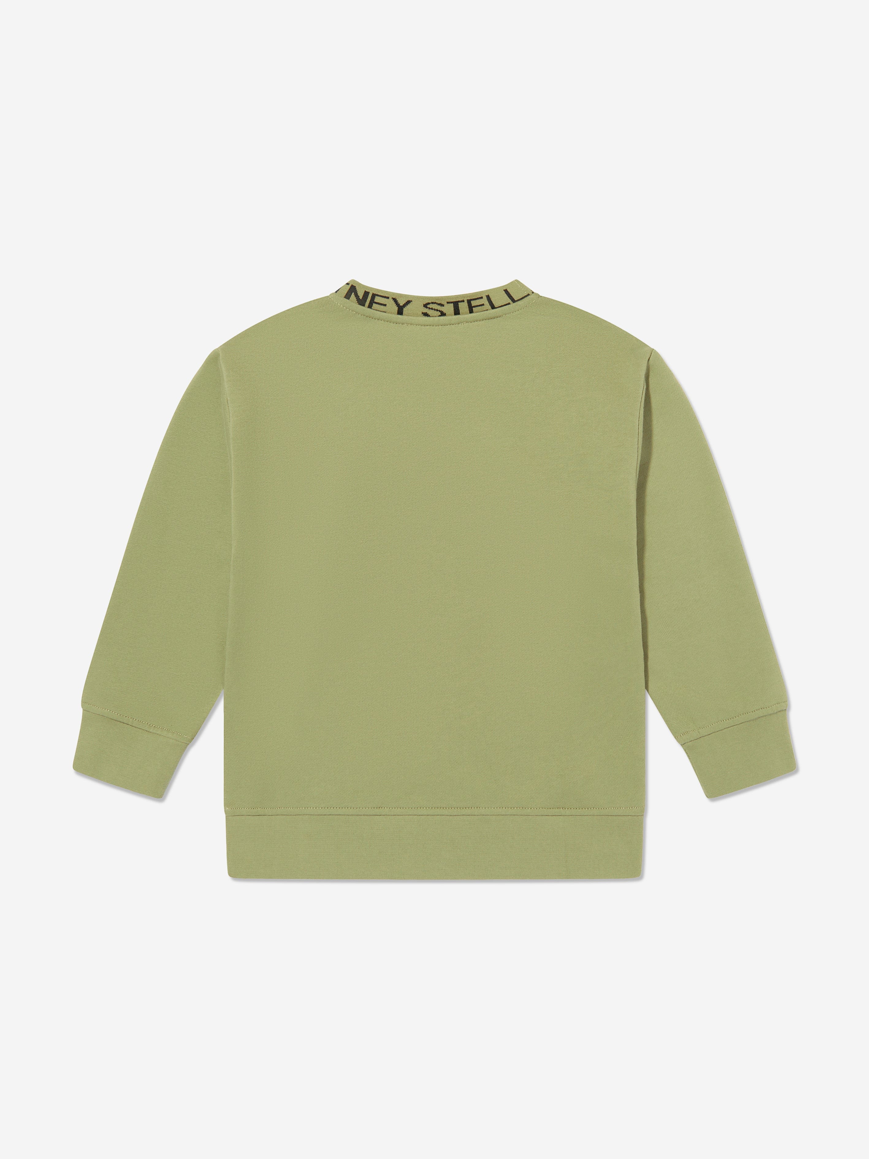 Stella McCartney Boys Pocket Sweatshirt in Green