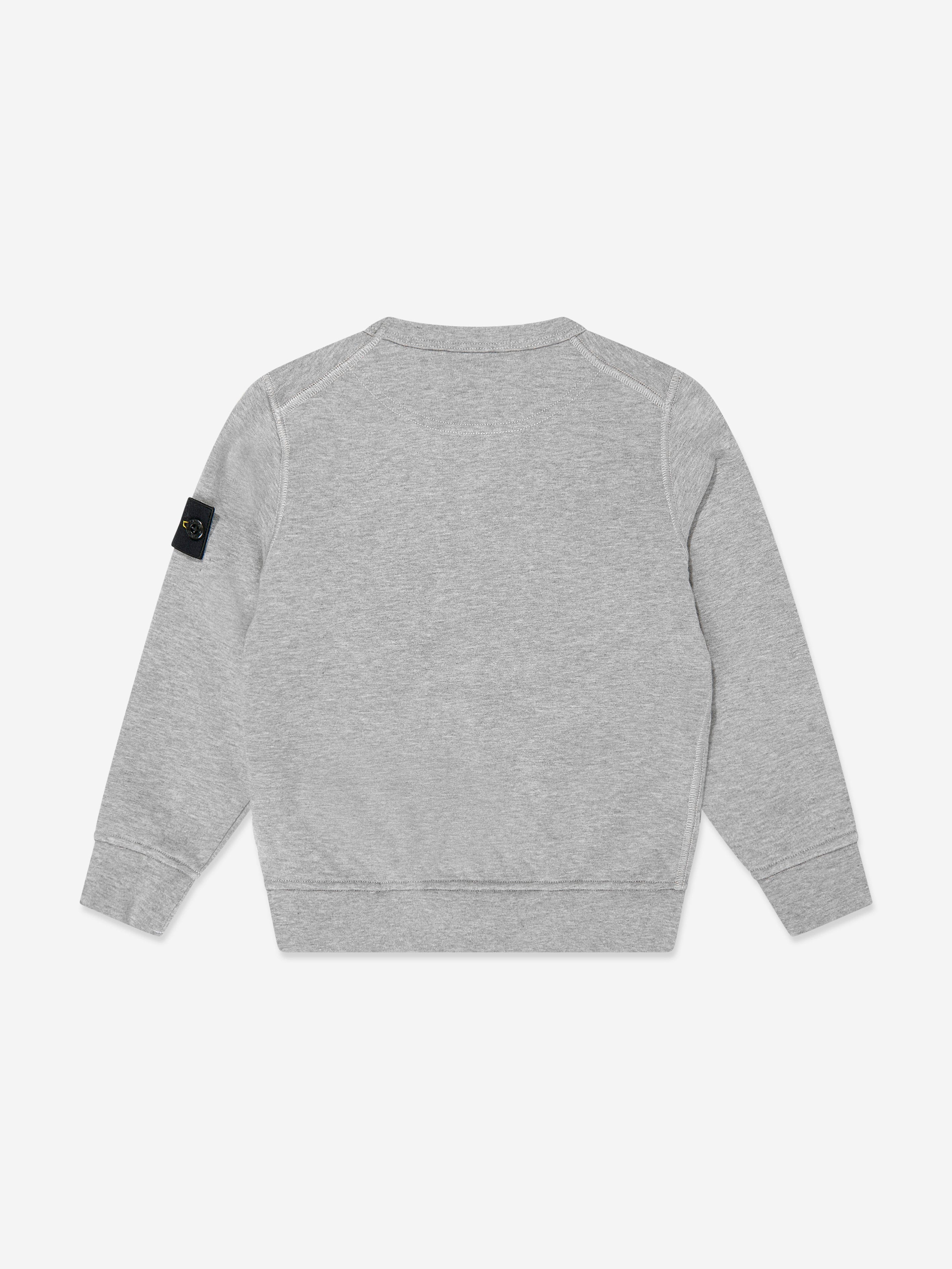 Stone Island Junior Stone Island Boys Logo Sweatshirt in Grey