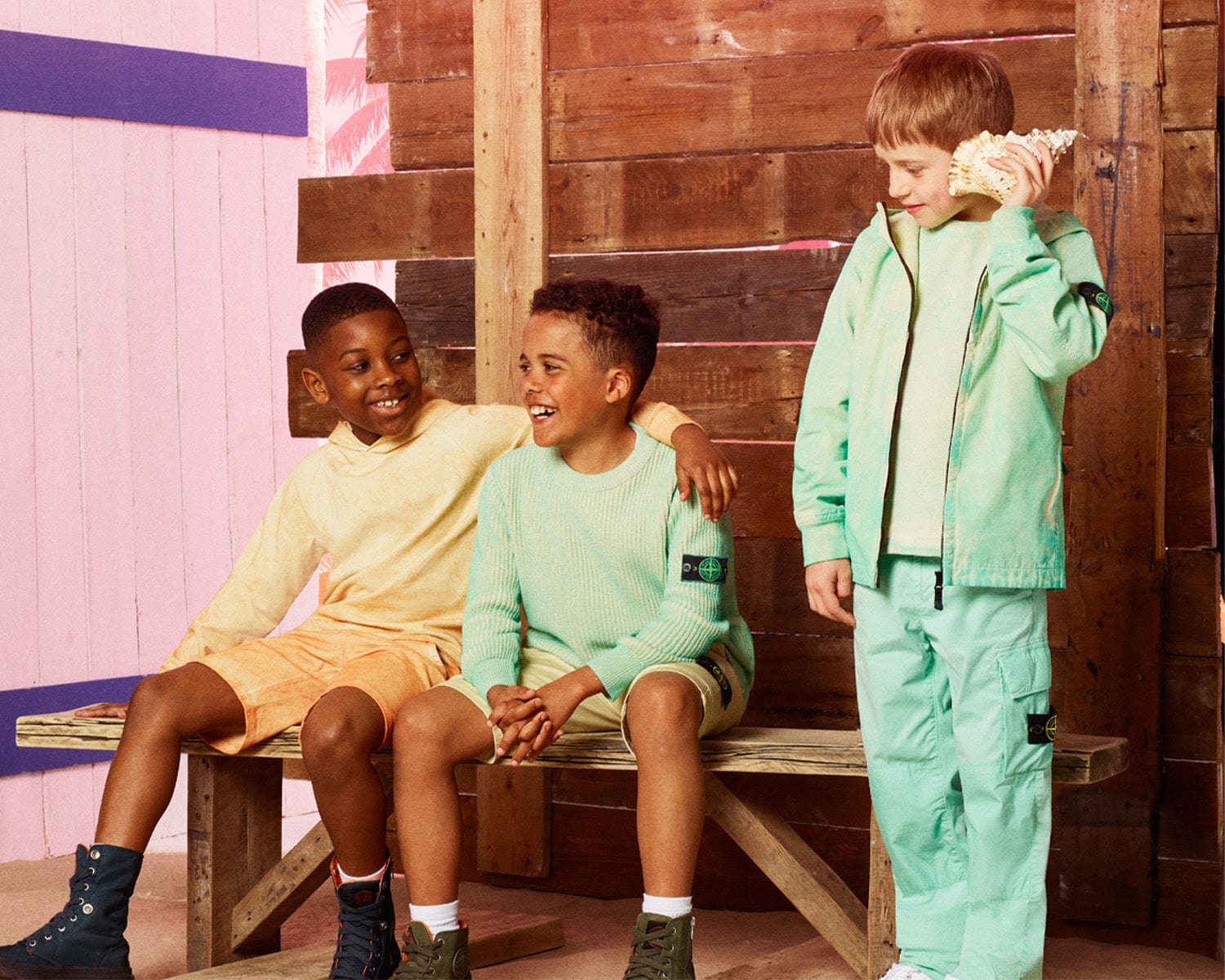 Polo Shirt STONE ISLAND JUNIOR Kids color Pink