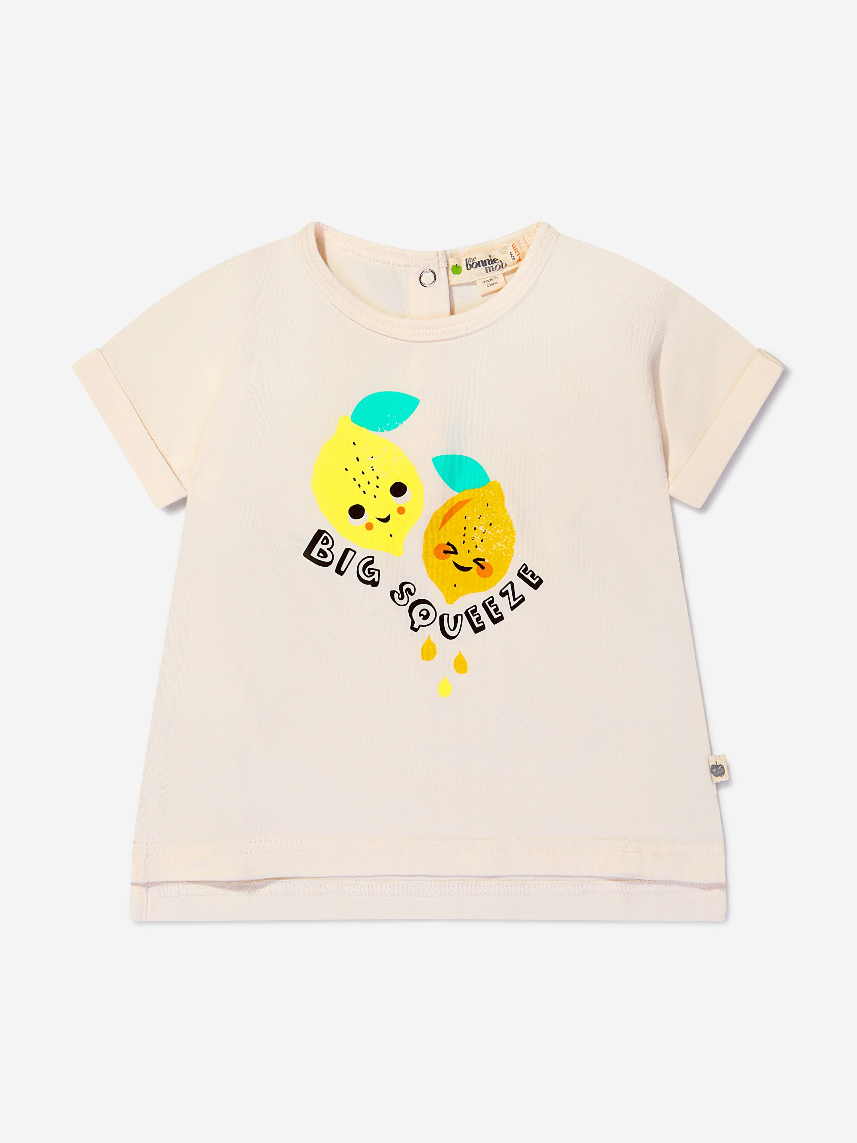 The Bonnie Mob The Bonnie Mob Unisex Organic Cotton Lemon Print T