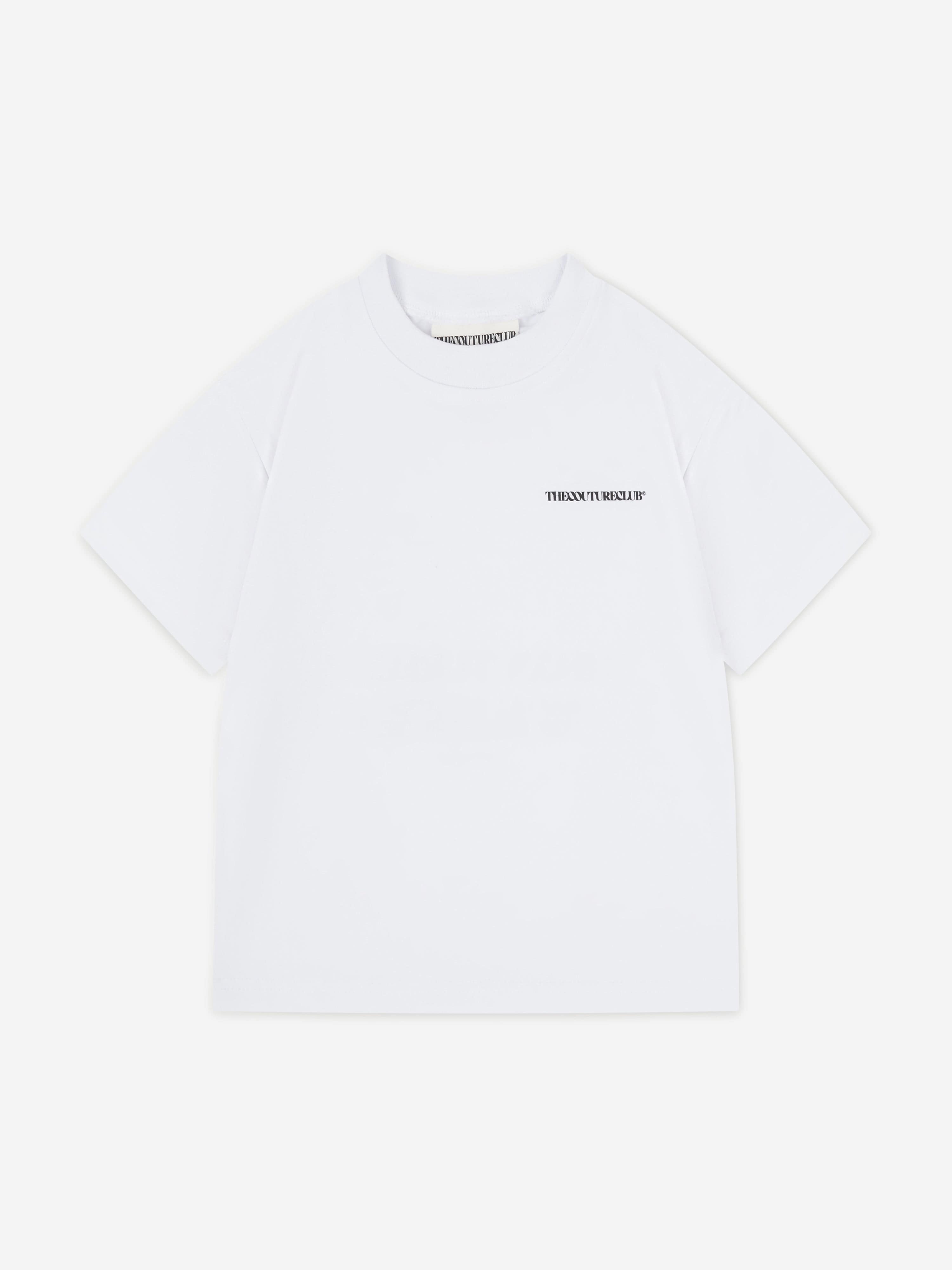 The Couture Club Kids Heavyweight Copyright T-Shirt in White ...