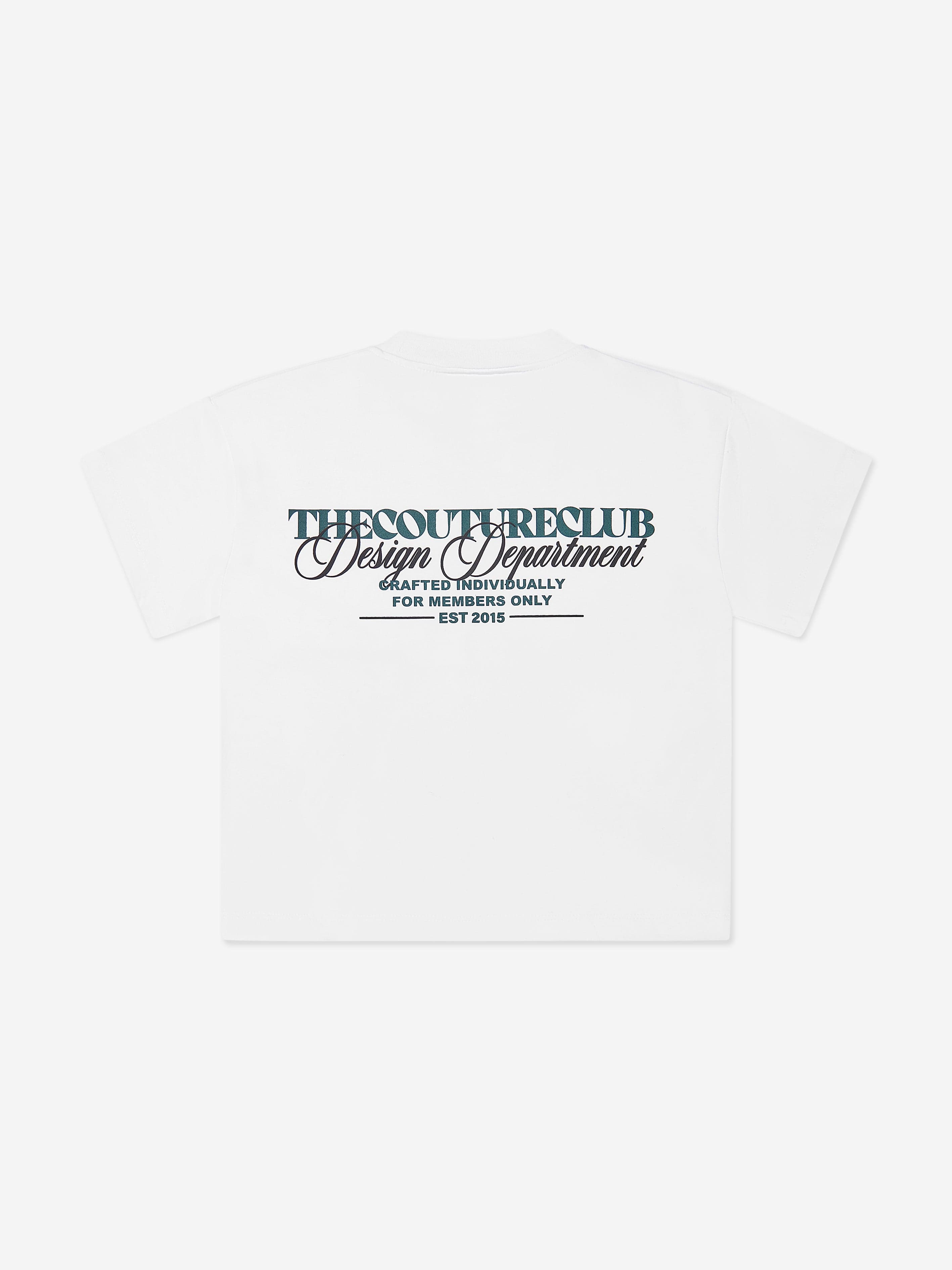 The Couture Club Kids Design Department Graphic T-Shirt in White