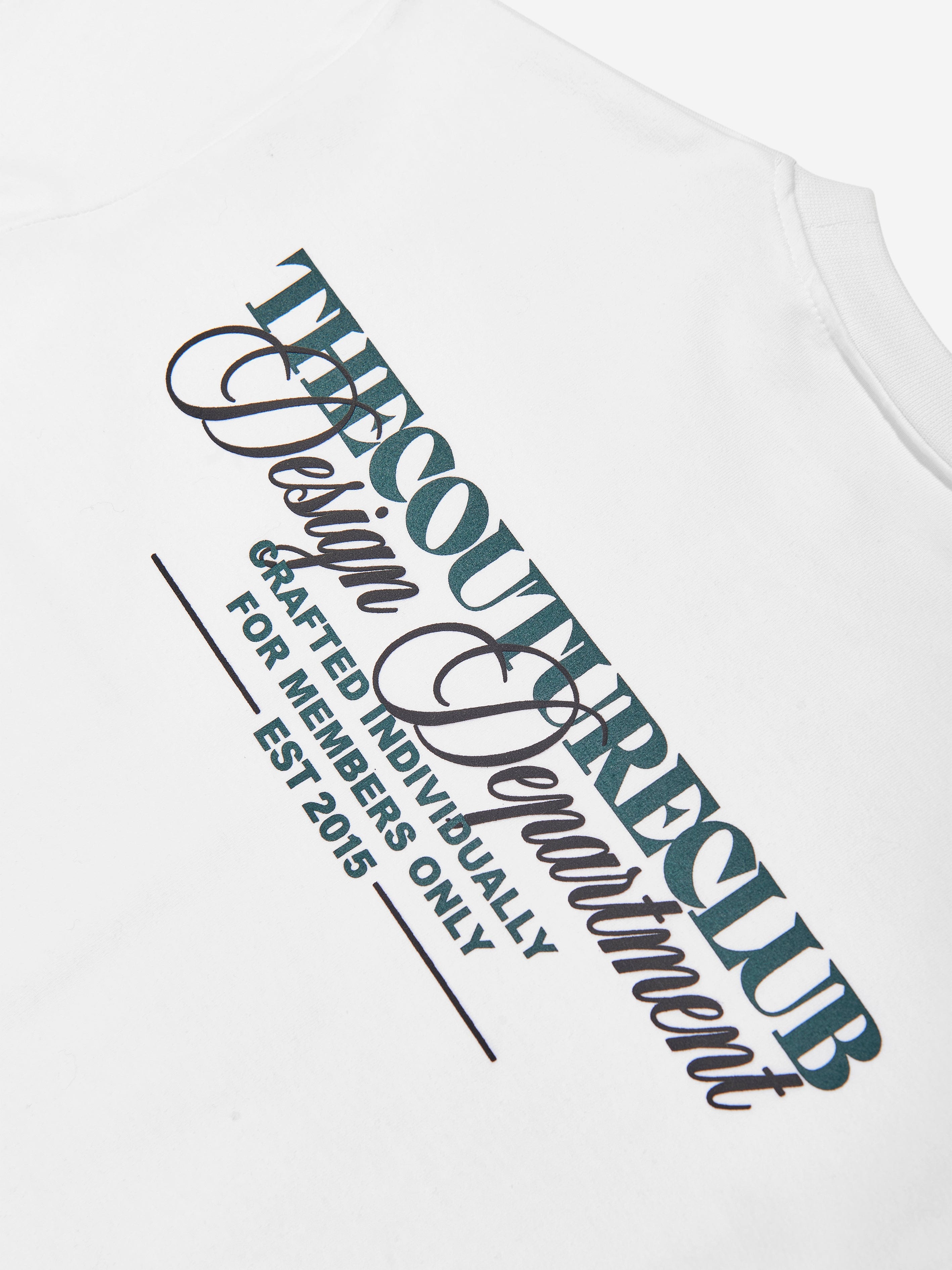 The Couture Club Kids Design Department Graphic T-Shirt in White