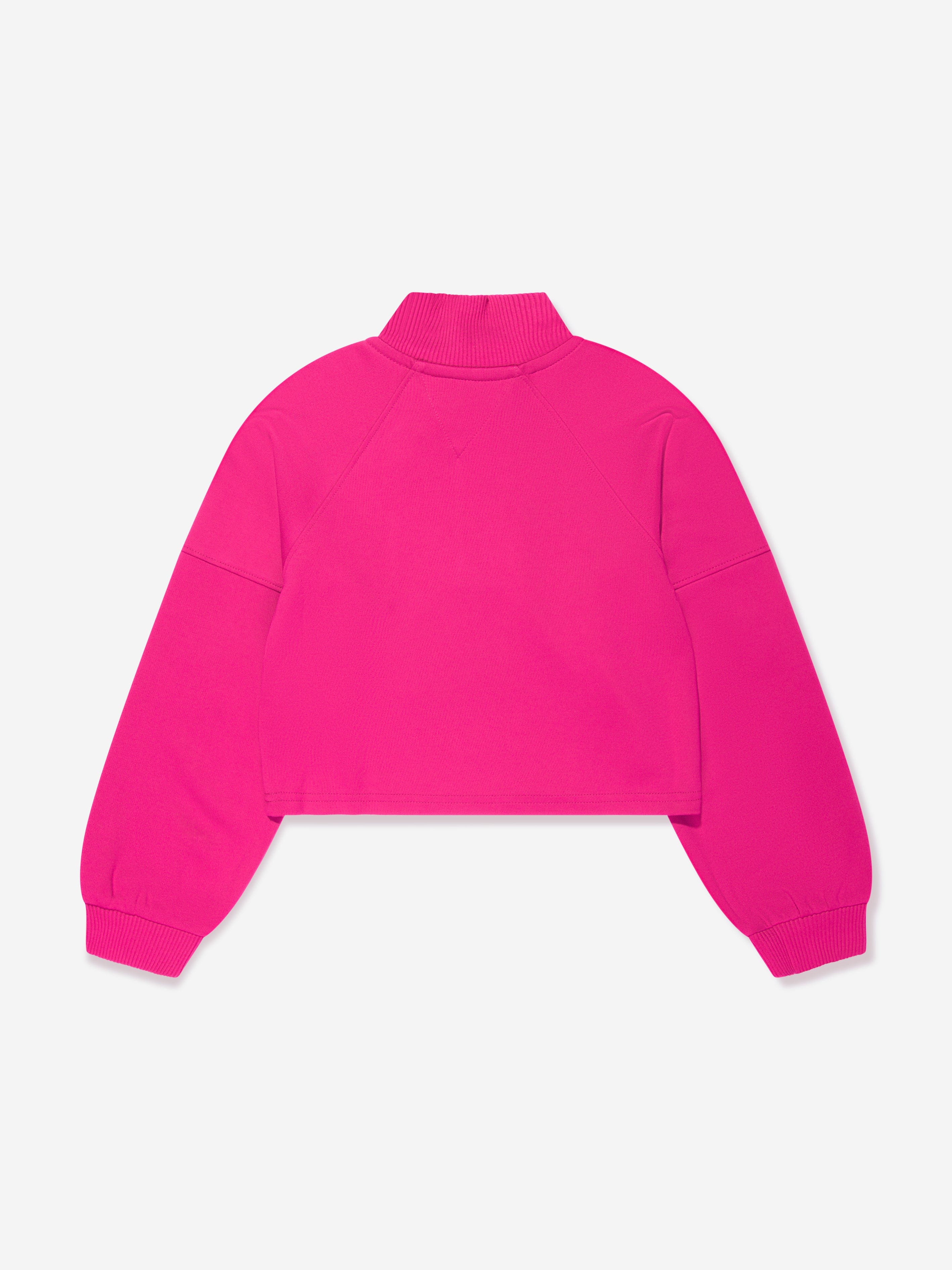 Pink hilfiger sweatshirt discount