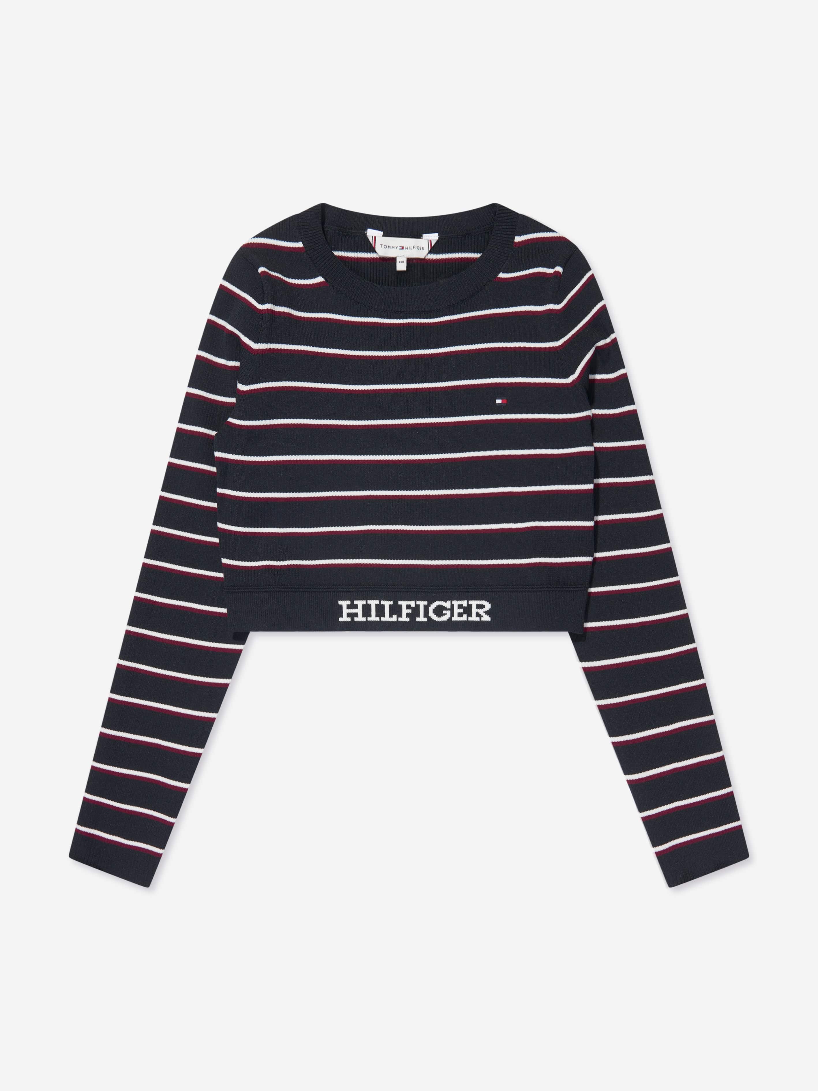 Tommy hilfiger store cropped sweater