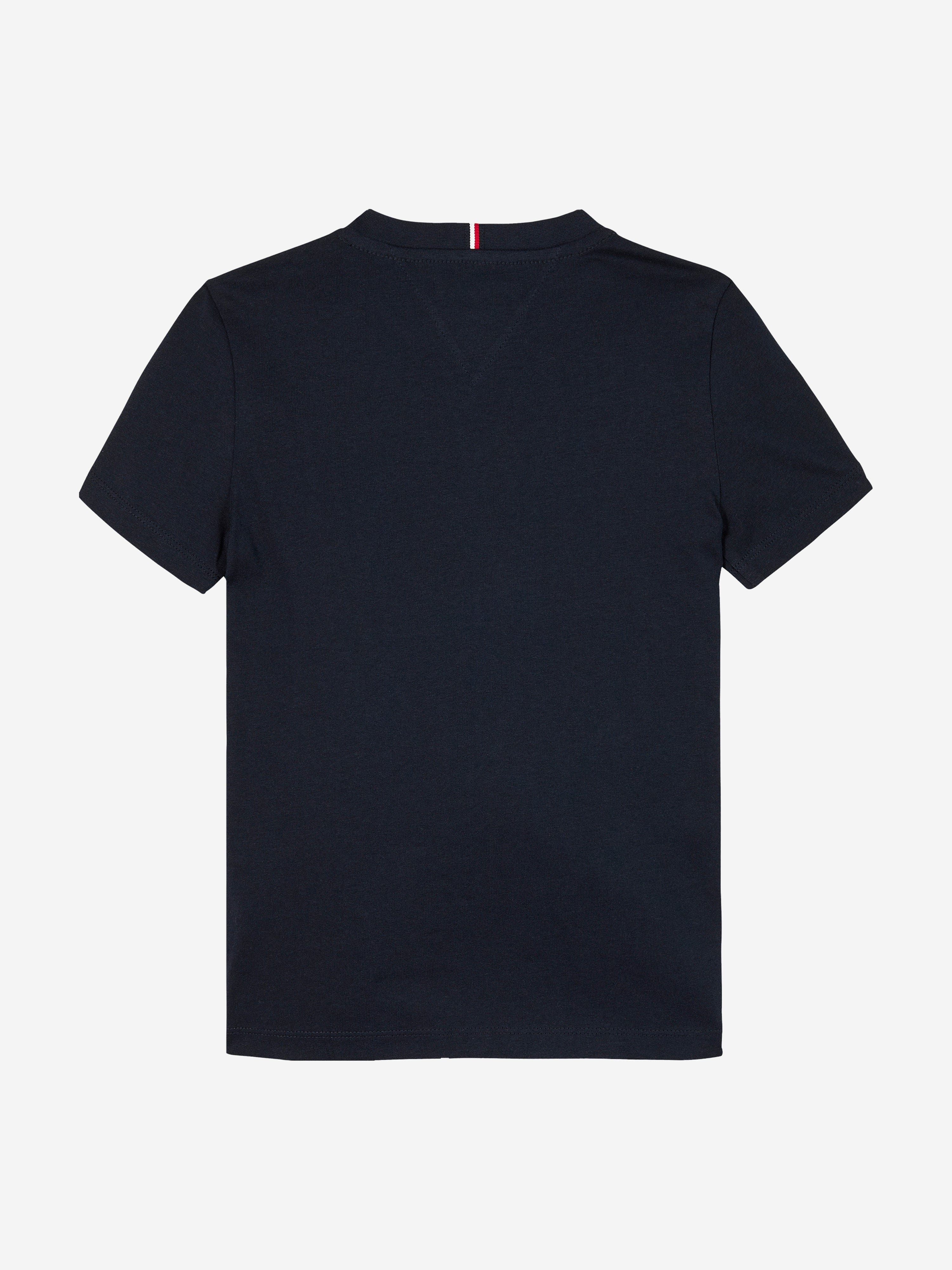 Tommy Hilfiger Boys Tommy Flag T-Shirt in Navy