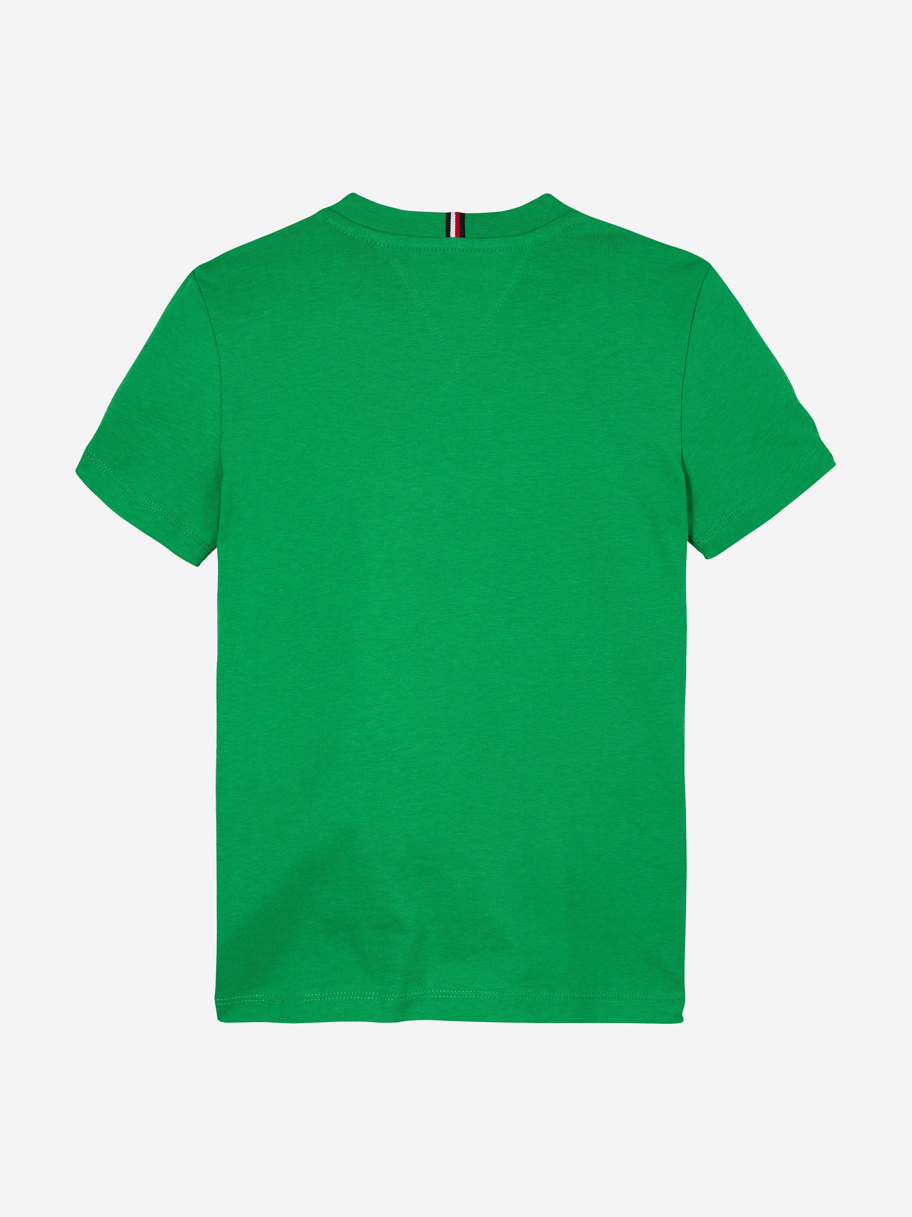 Tommy Hilfiger Boys Tommy Flag T-Shirt in Green