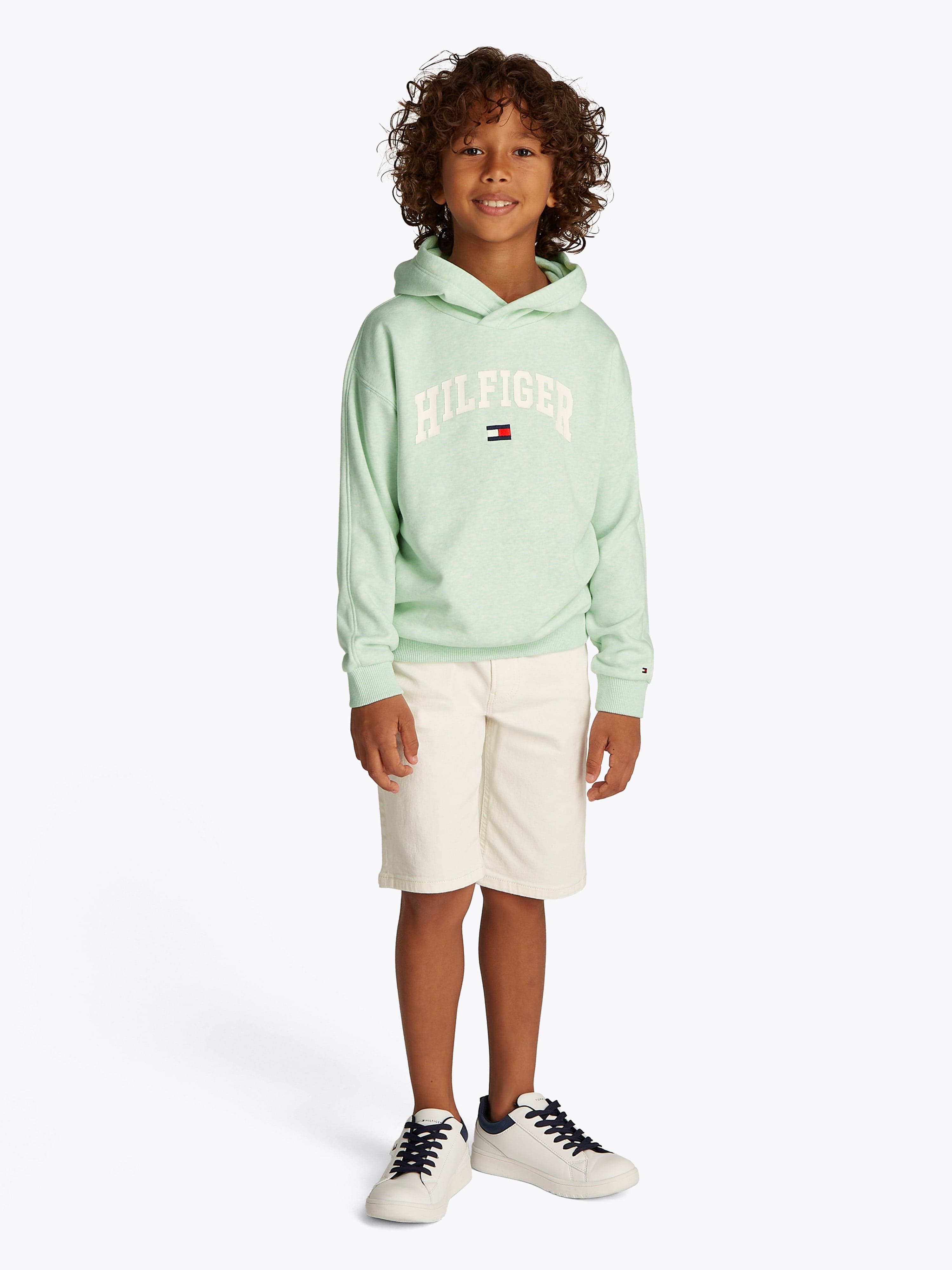 Tommy Hilfiger Boys Varsity Hoodie in Green