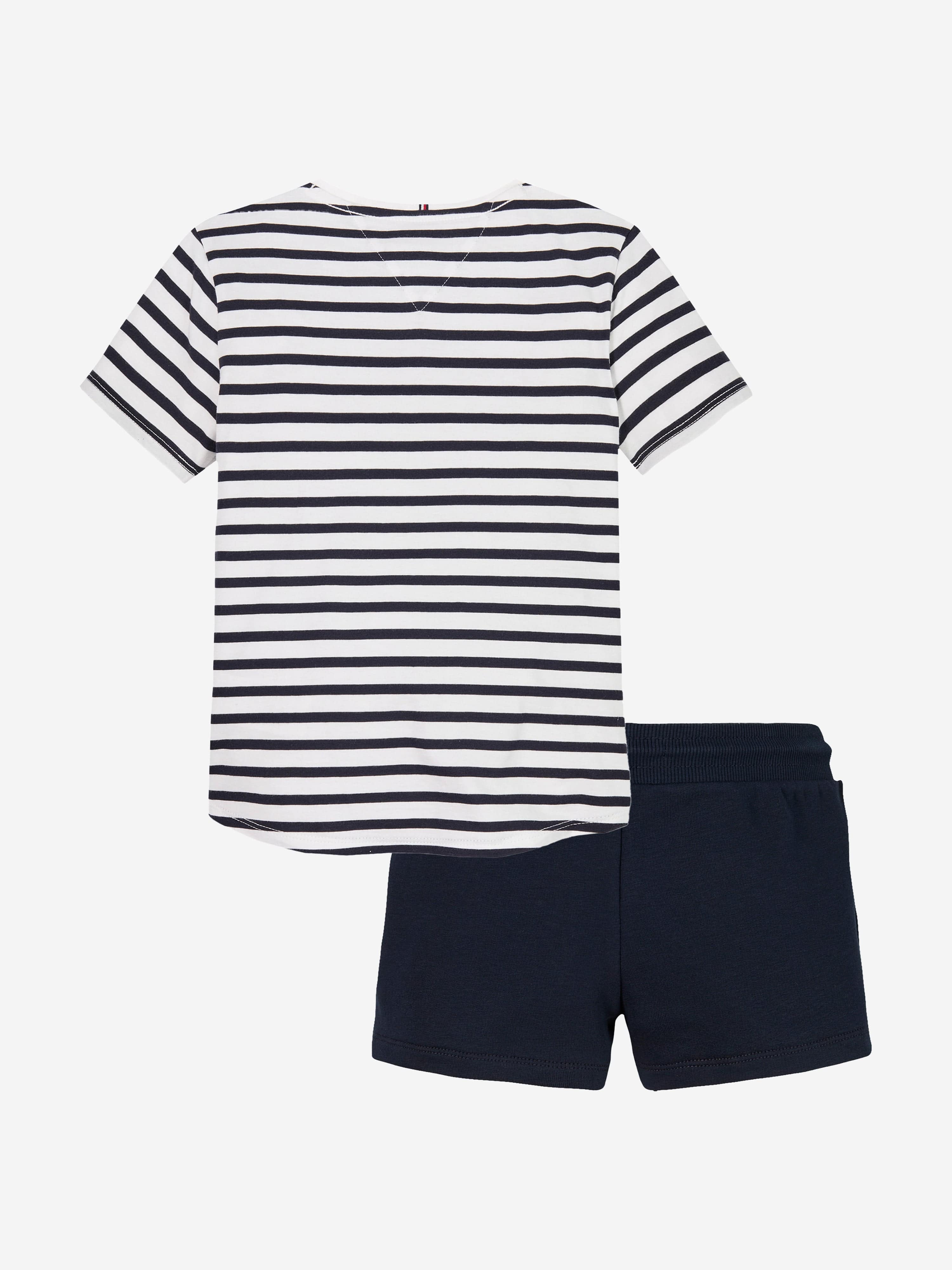 Tommy Hilfiger Girls Mini Corp T-Shirt and Shorts Set in Navy